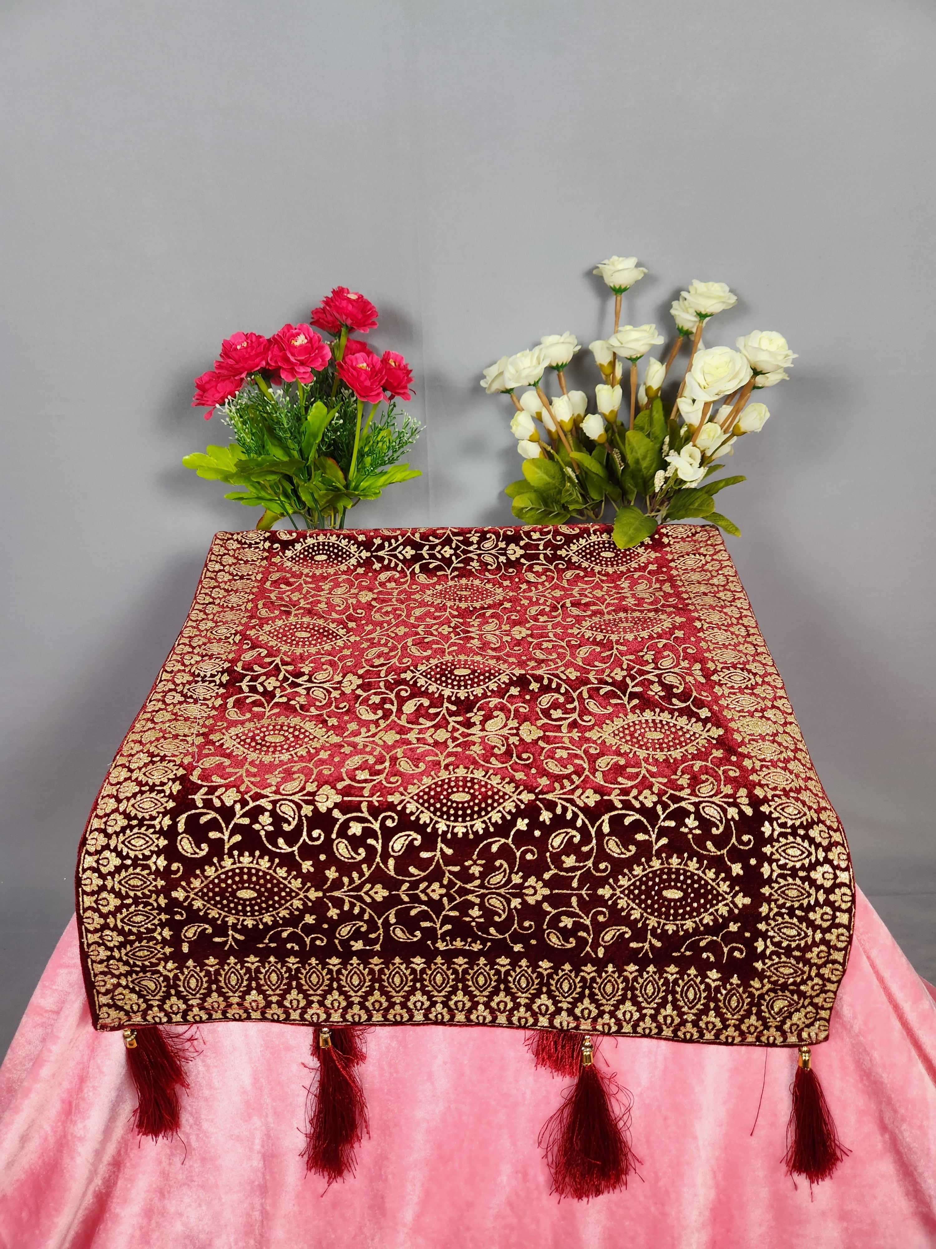 Red Groom Turban Shawl  Set