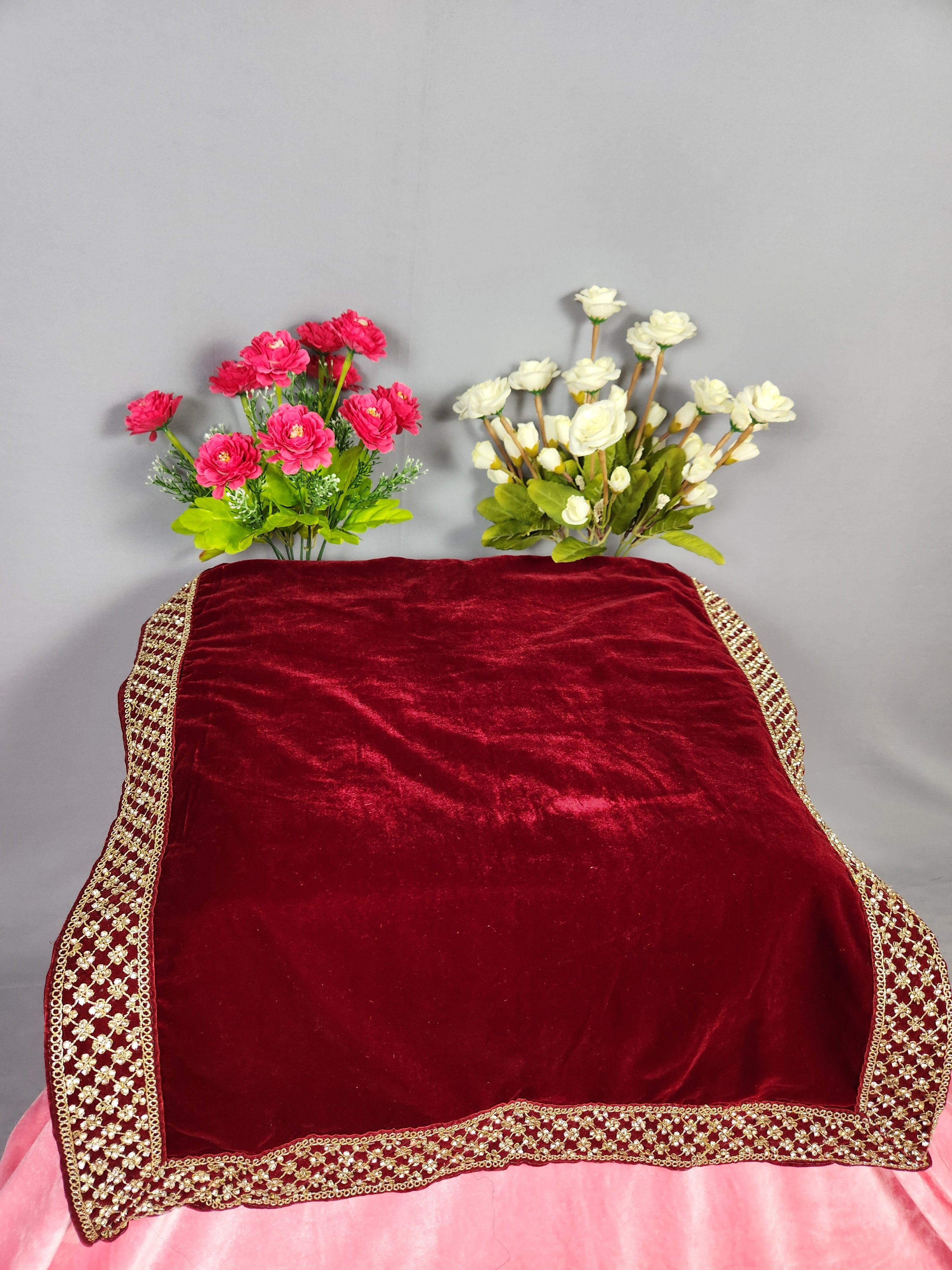 Red Groom Turban Shawl Set