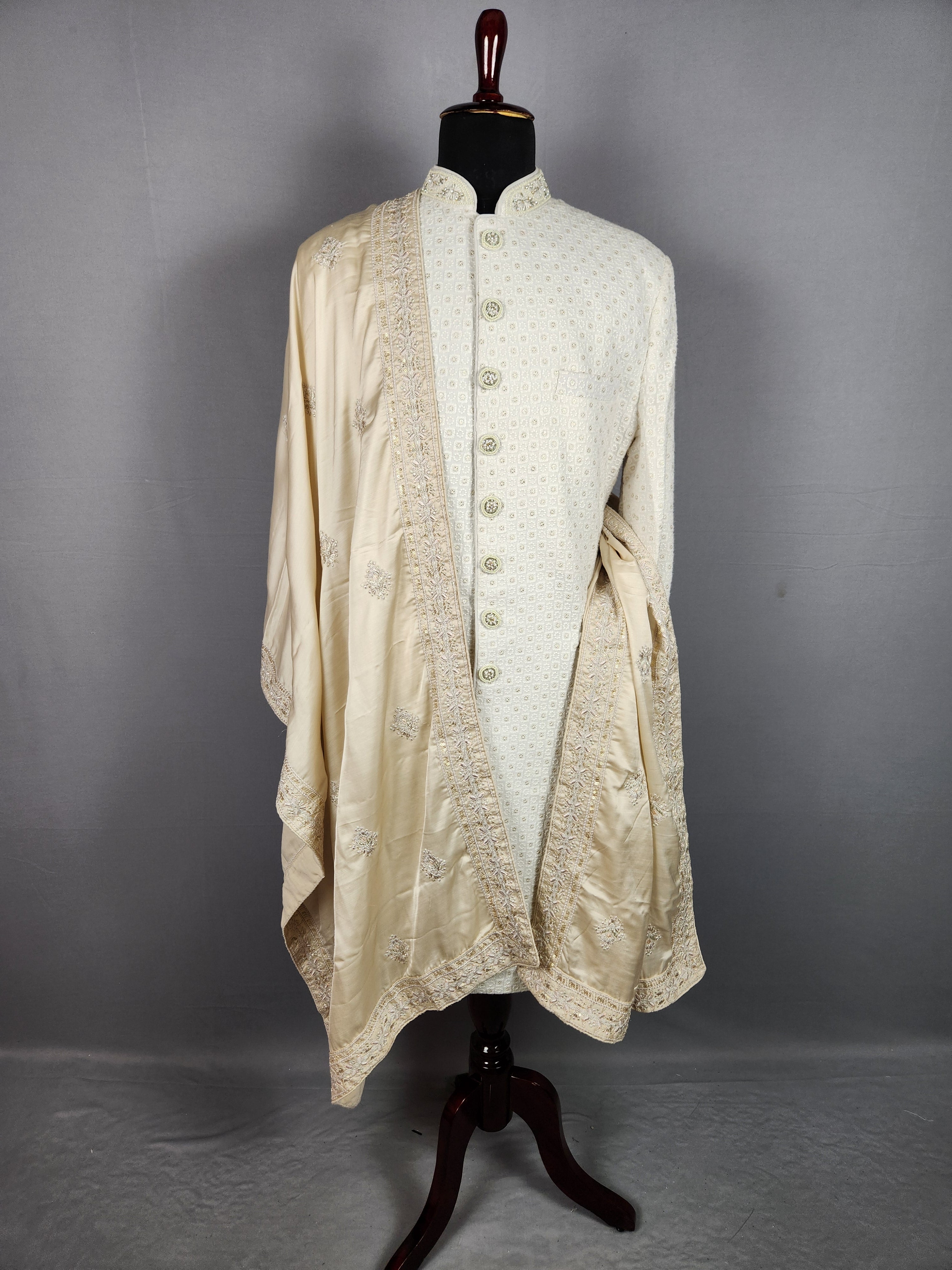 Rose Gold Wedding Shawl for Groom