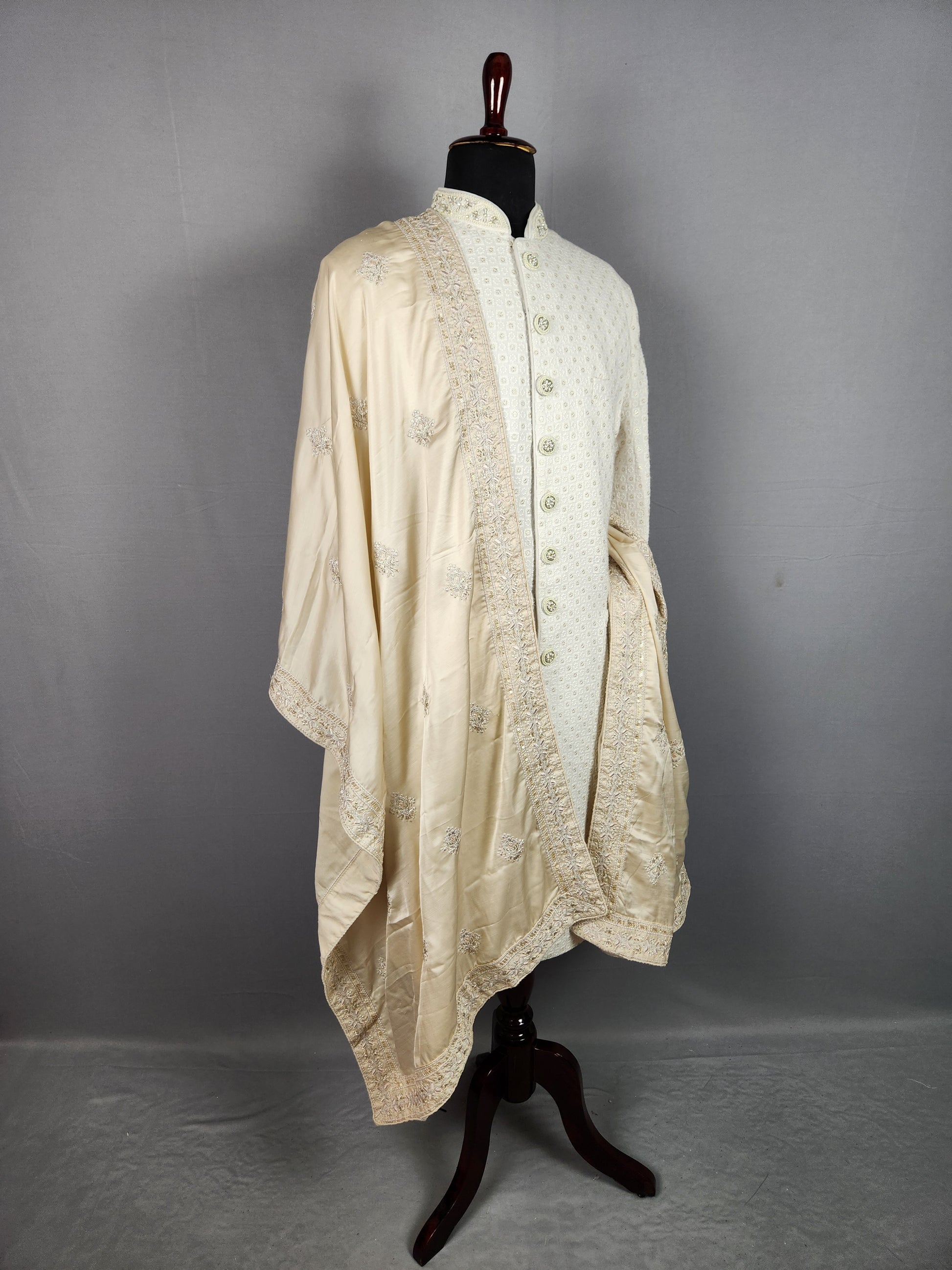 Rose Gold Wedding Shawl for Groom