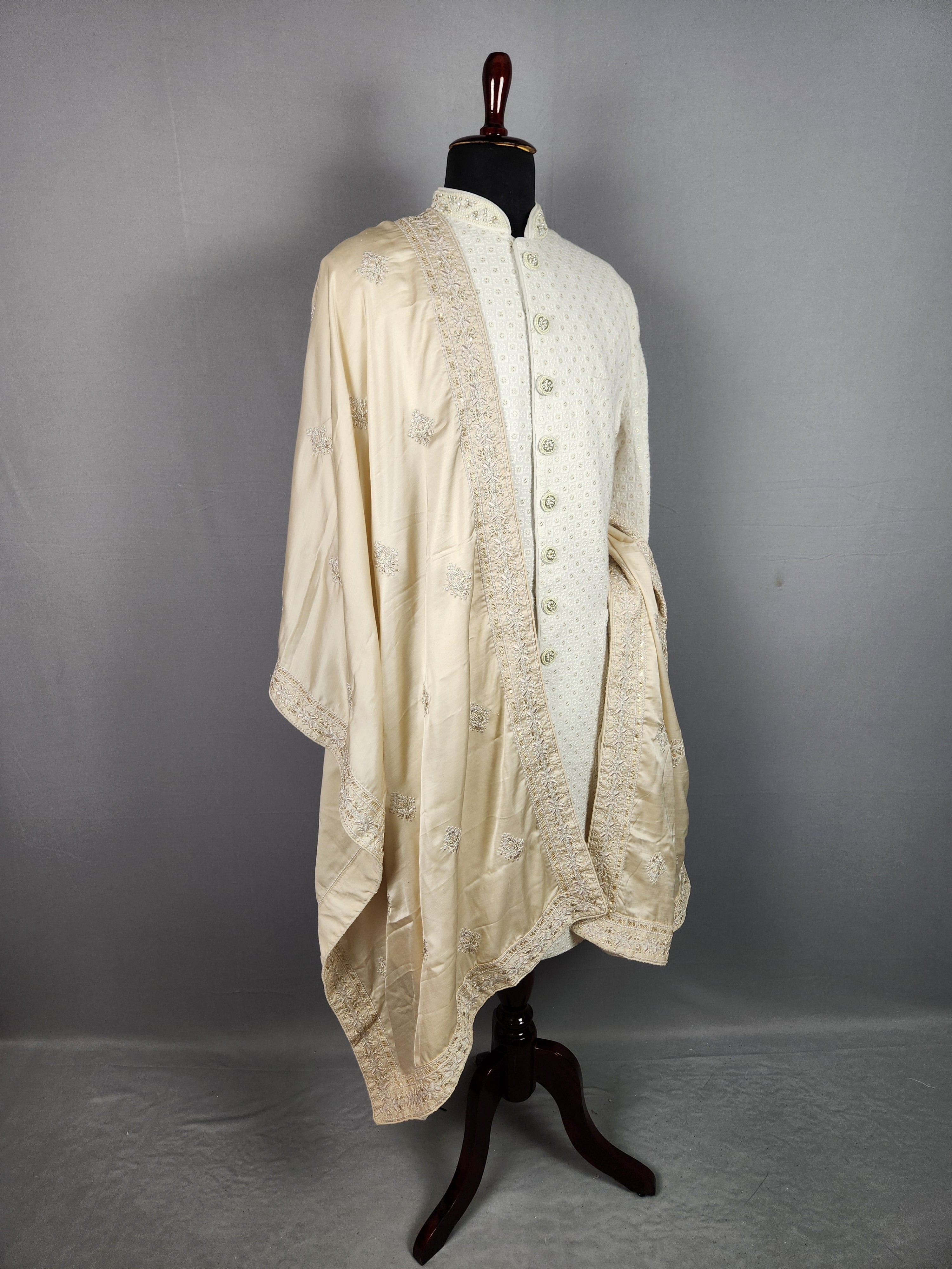 Rose Gold Wedding Shawl for Groom