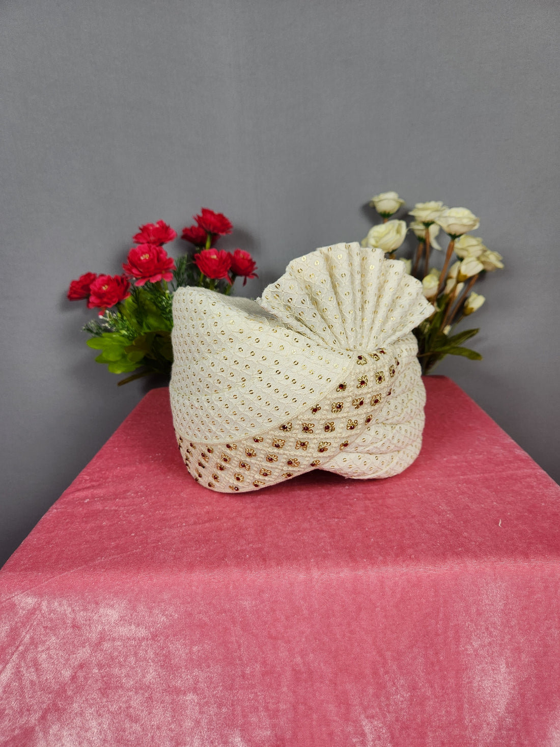 White Groom Turban Safa