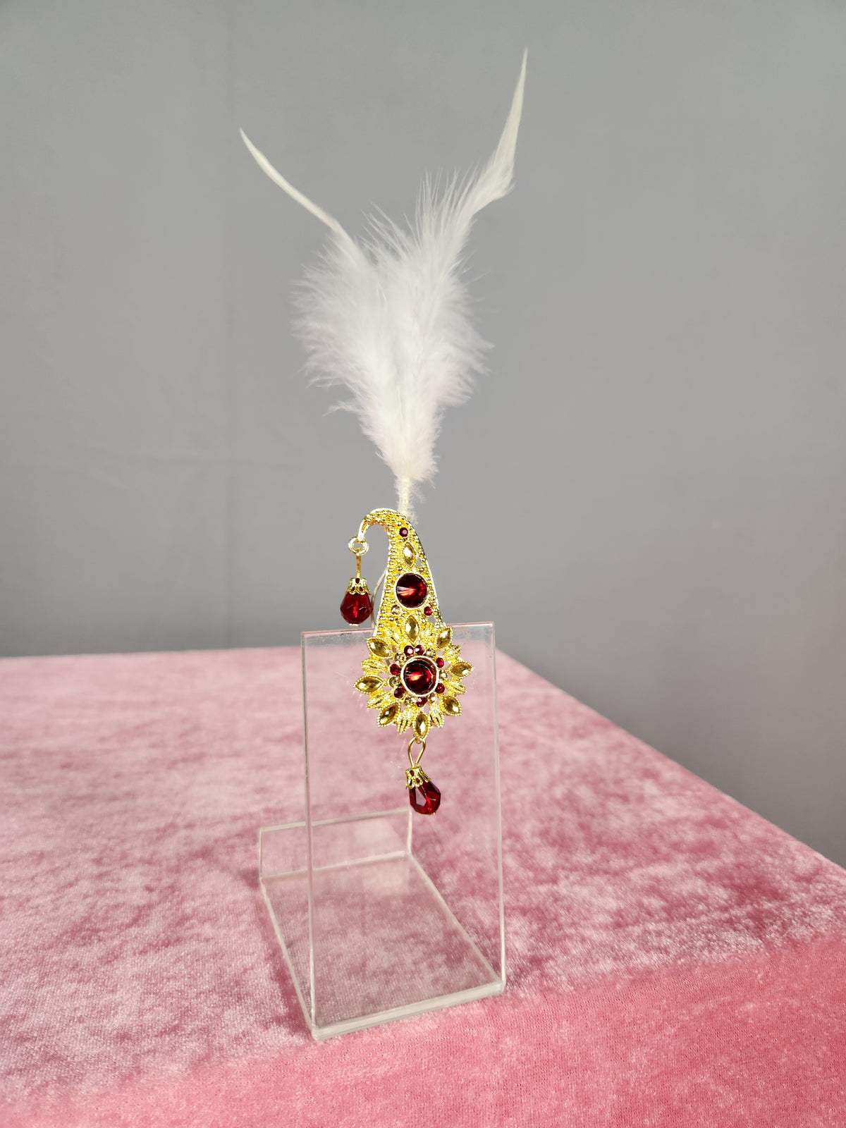 GROOM TURBAN BROOCH WITH PENDANT STYLE