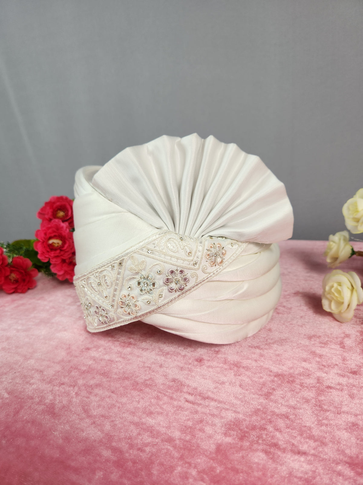 White Groom Turban  | Safa For Men