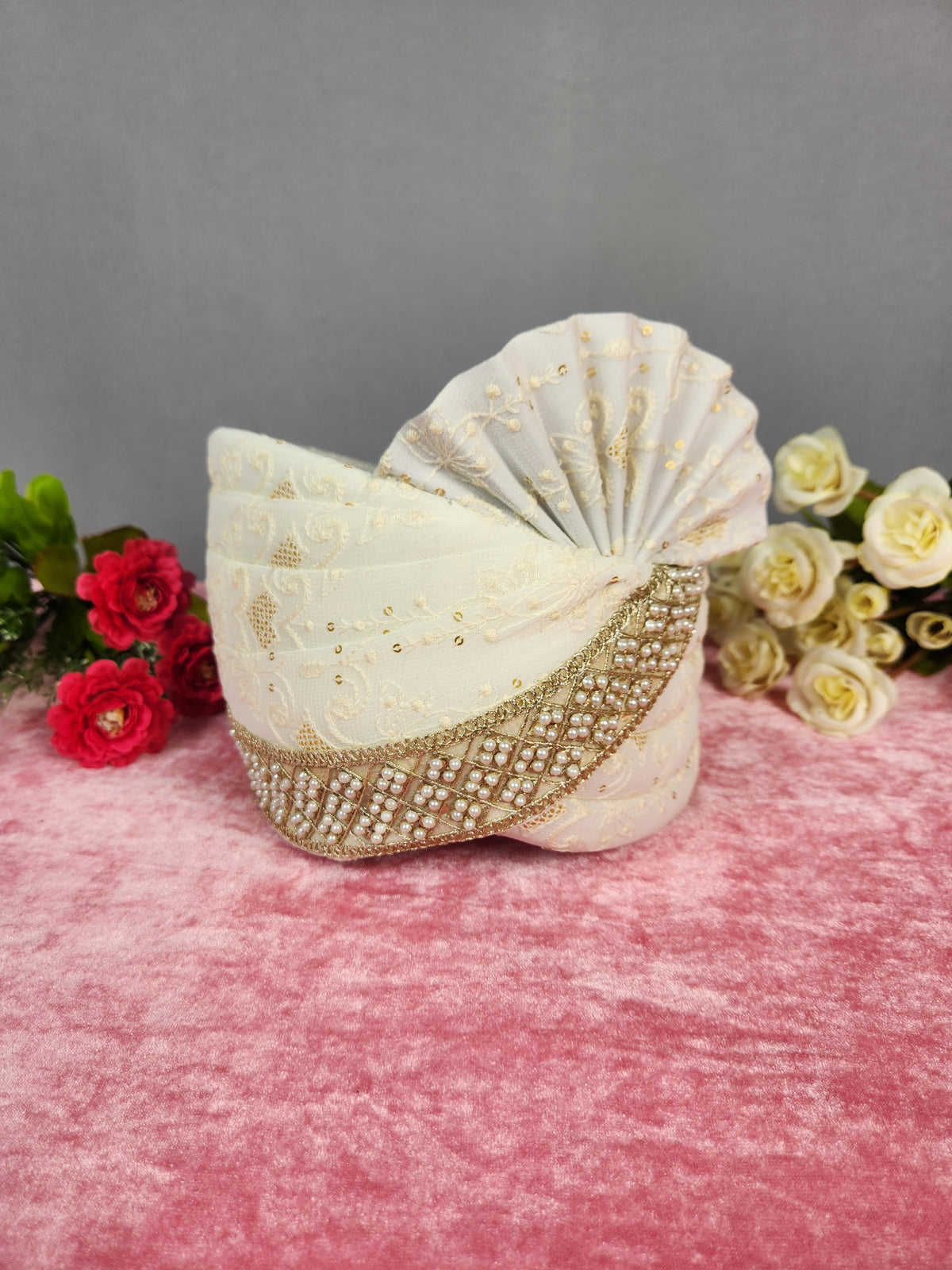 White Groom Turban | Safa For Men