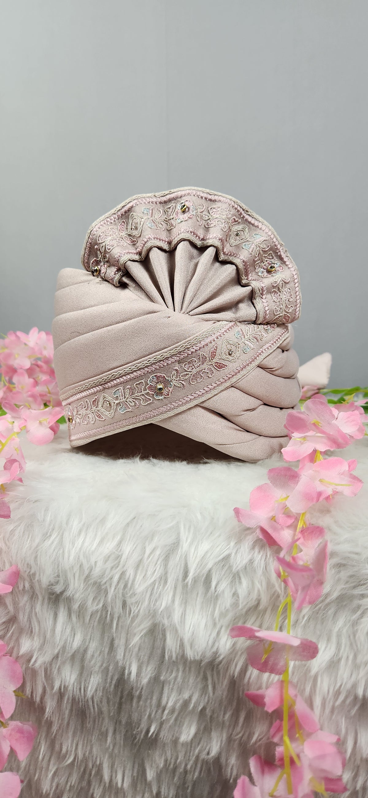 Dusty Rose Groom Turban | Safa For Men