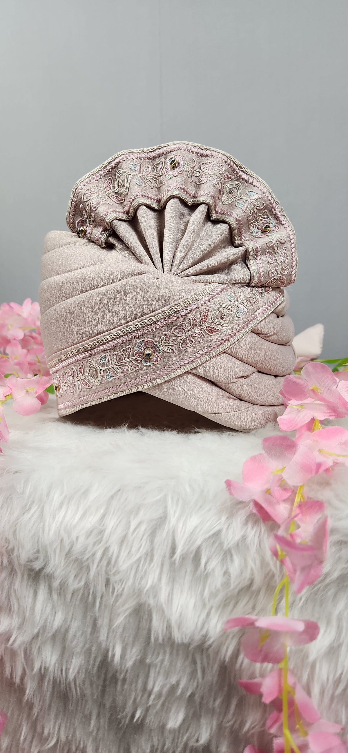 Dusty Rose Groom Turban | Safa For Men