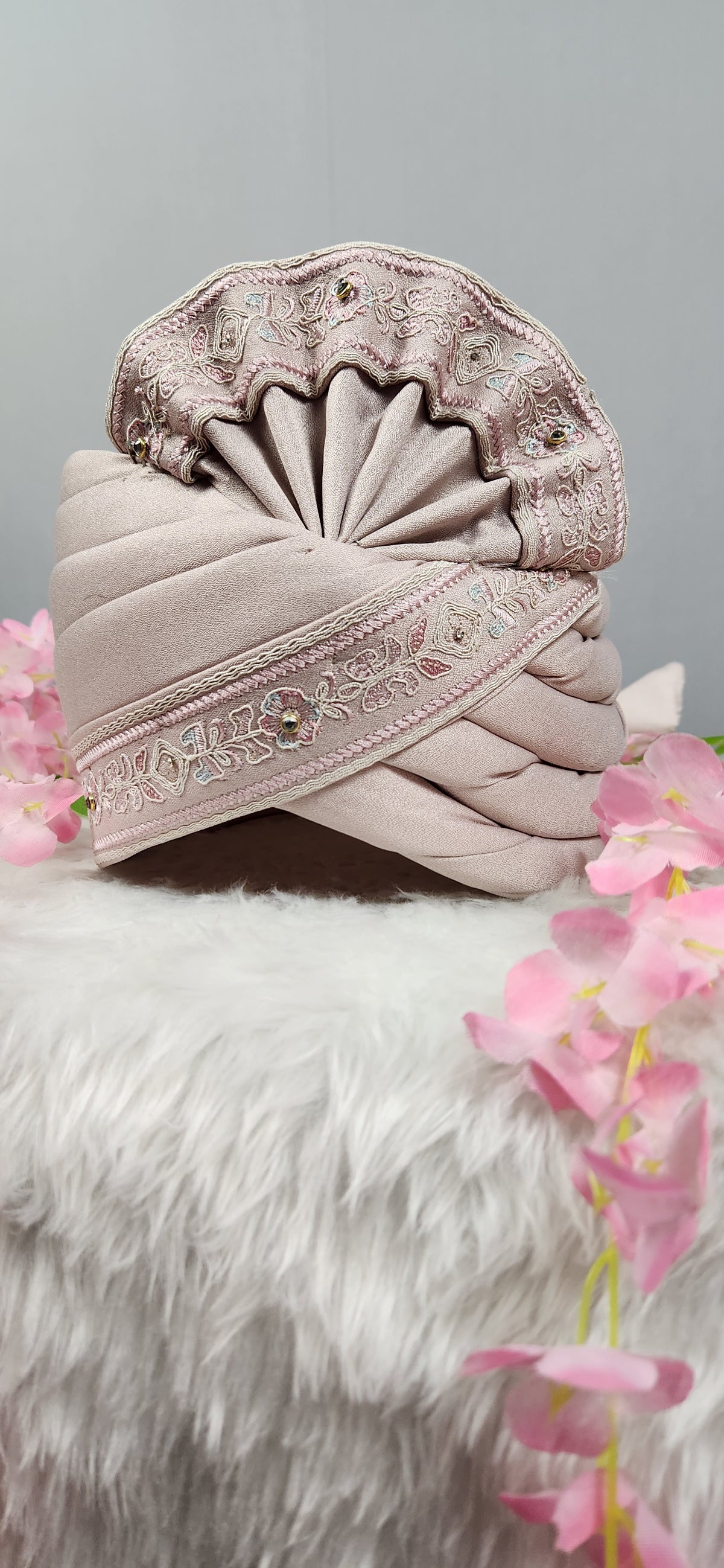 Dusty Rose Groom Turban | Safa For Men