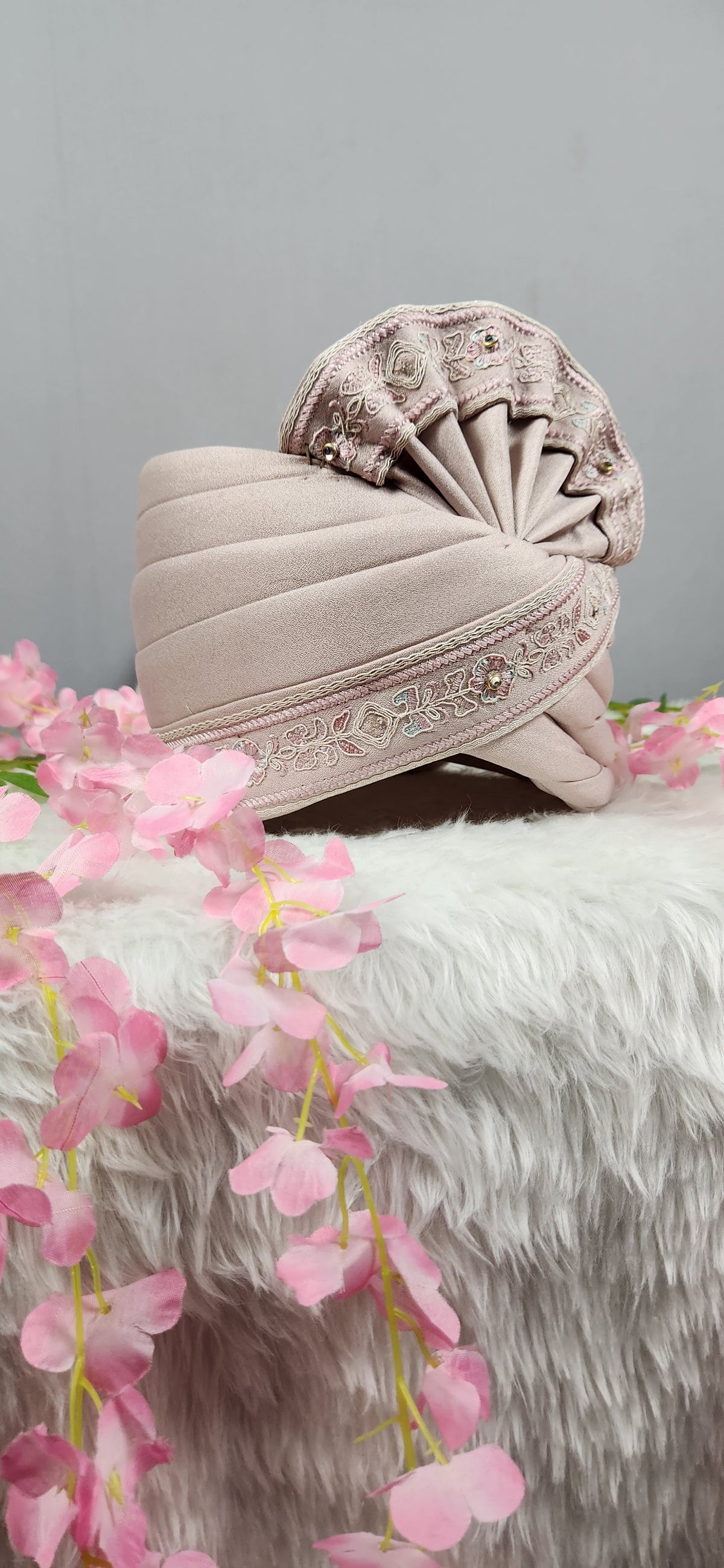 Dusty Rose Groom Turban | Safa For Men