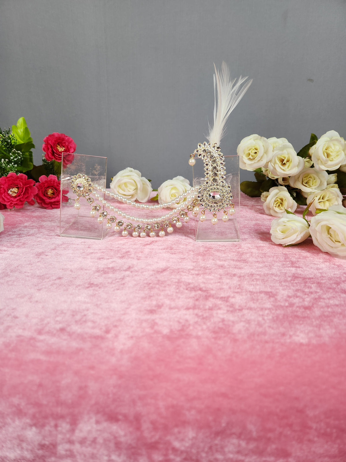 GROOM TURBAN BROOCH WITH CHAIN STYLE