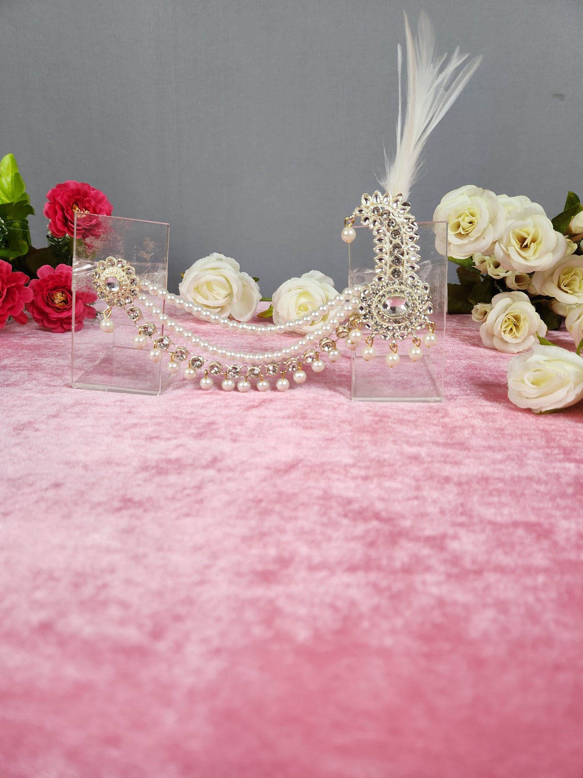 GROOM TURBAN BROOCH WITH CHAIN STYLE