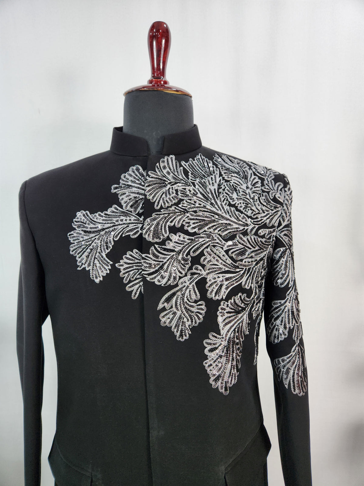 Black Jodhpuri Suit for Wedding – Custom Made | Indian Groom Outfit