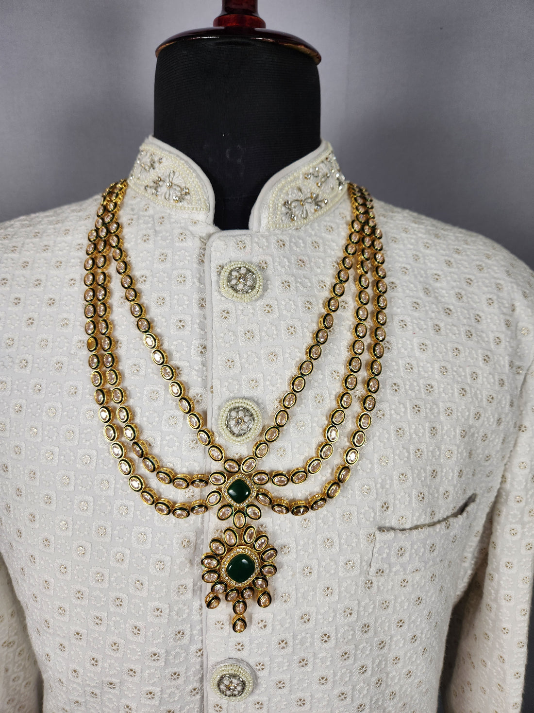 Kundan Necklace for  Groom 