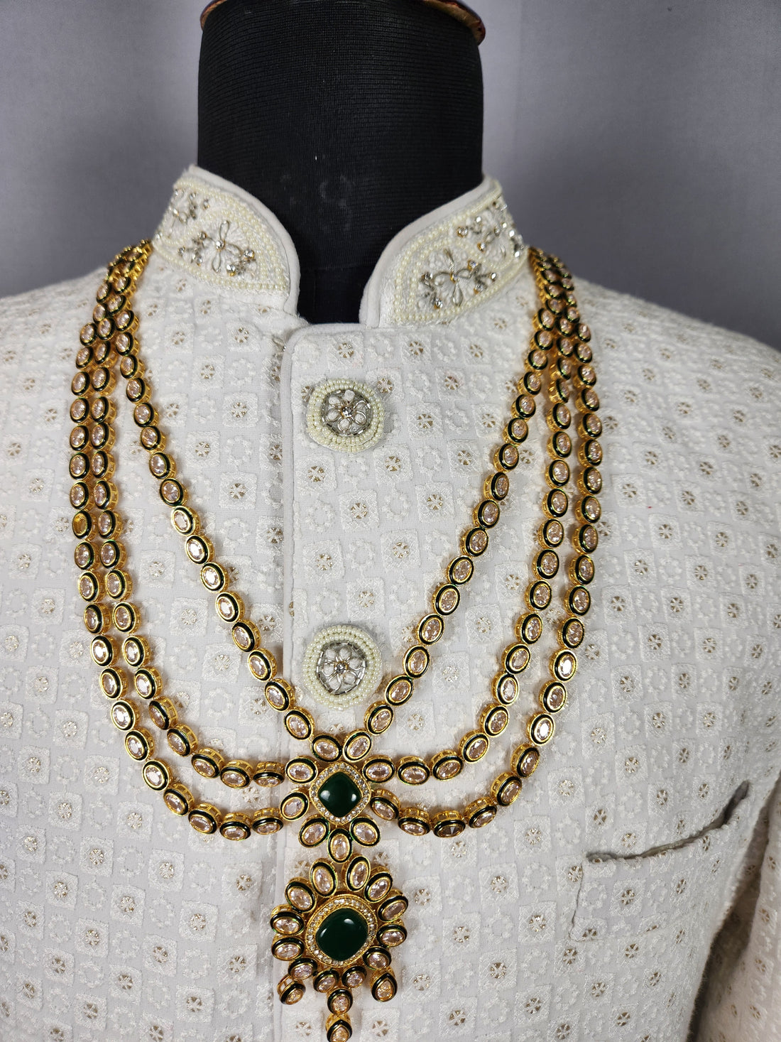 Kundan Necklace for  Groom 