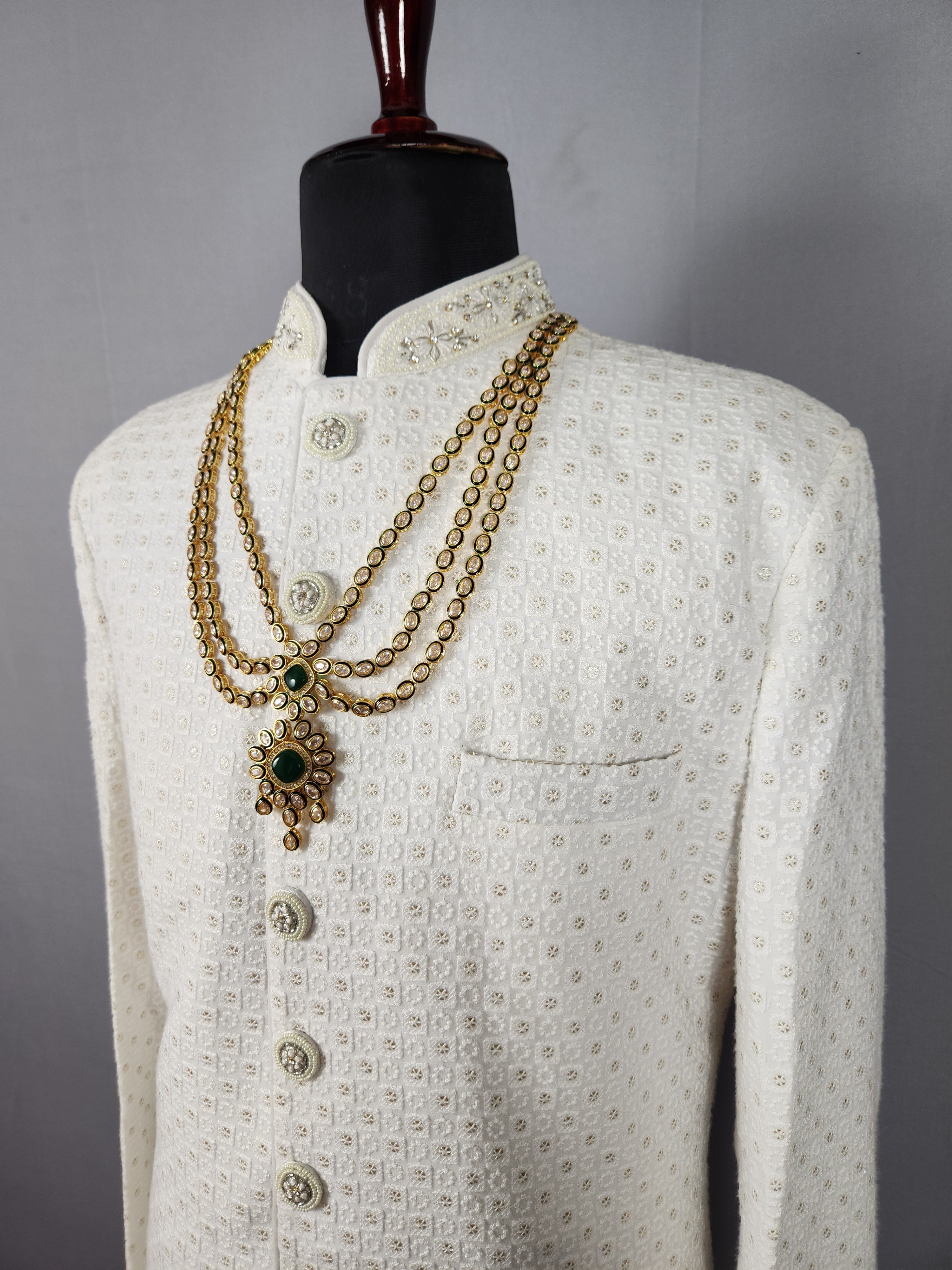 Kundan Necklace for  Groom 