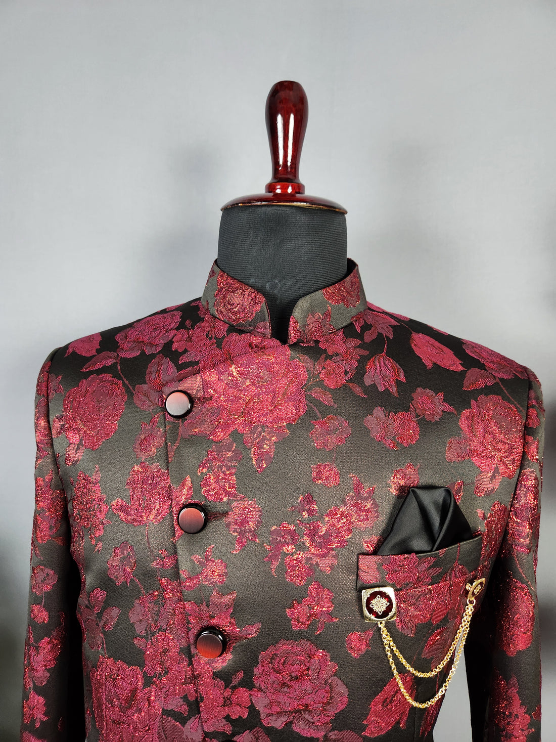 Black Jodhpuri Suit for Men  -   Indian Wedding Outfit for Men

