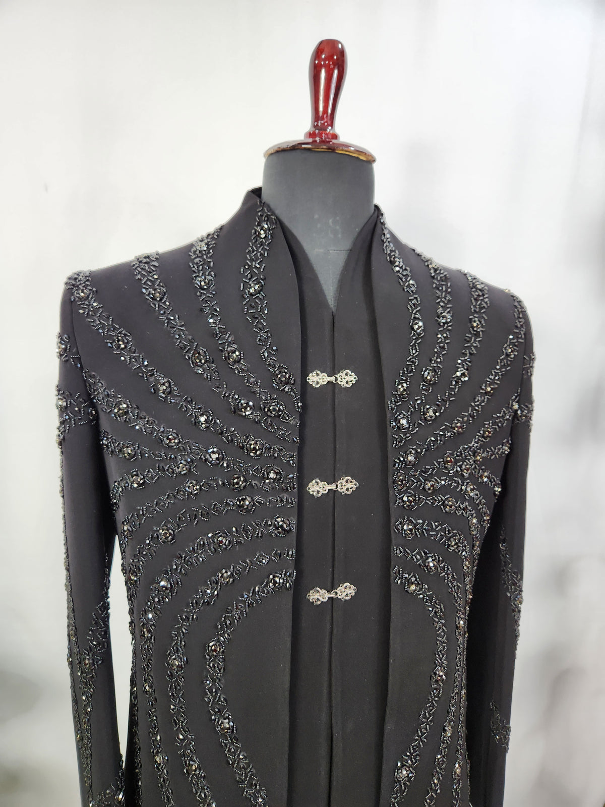 Black Jodhpuri Suit for Wedding – Custom Made | Indian Groom Outfit