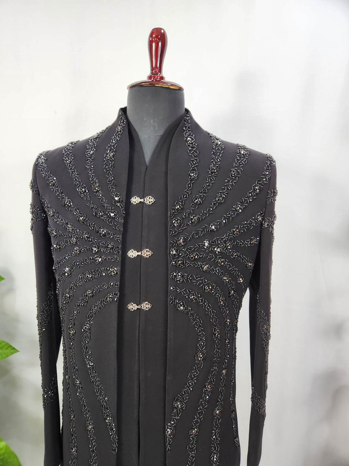 Black Jodhpuri Suit for Wedding – Custom Made | Indian Groom Outfit
