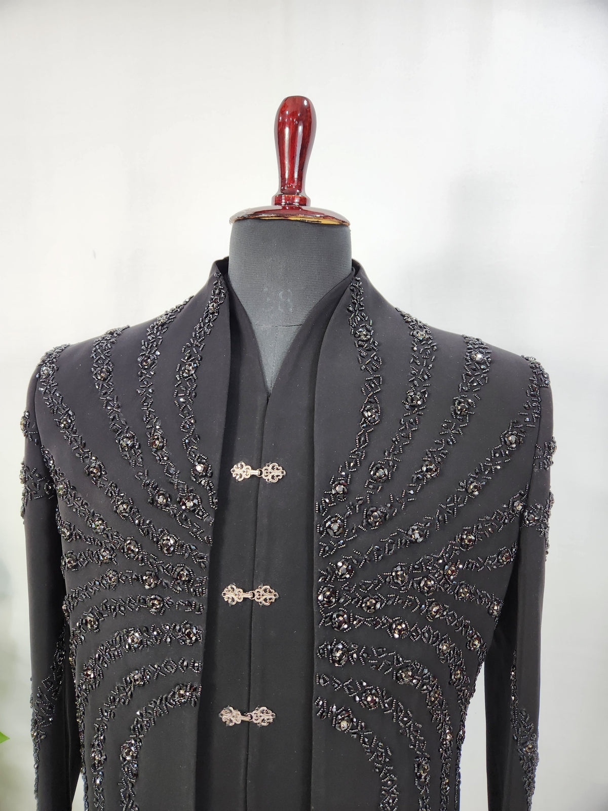 Black Jodhpuri Suit for Wedding – Custom Made | Indian Groom Outfit