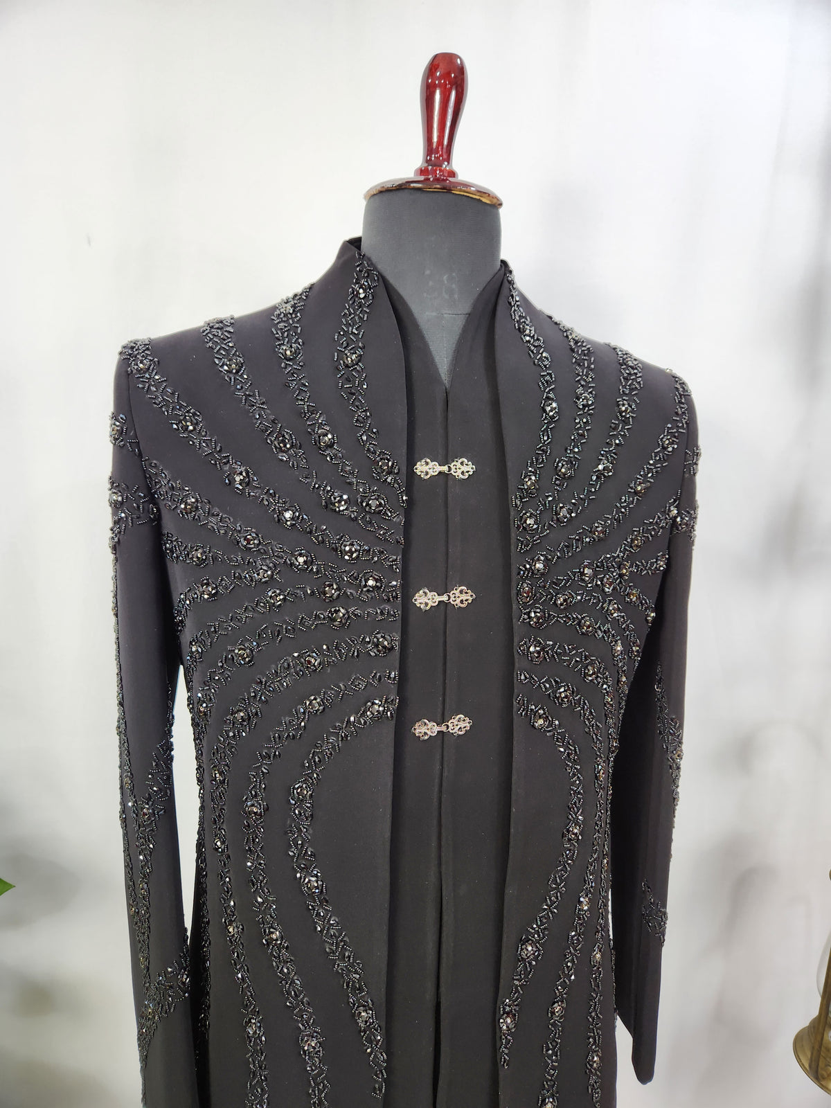 Black Jodhpuri Suit for Wedding – Custom Made | Indian Groom Outfit