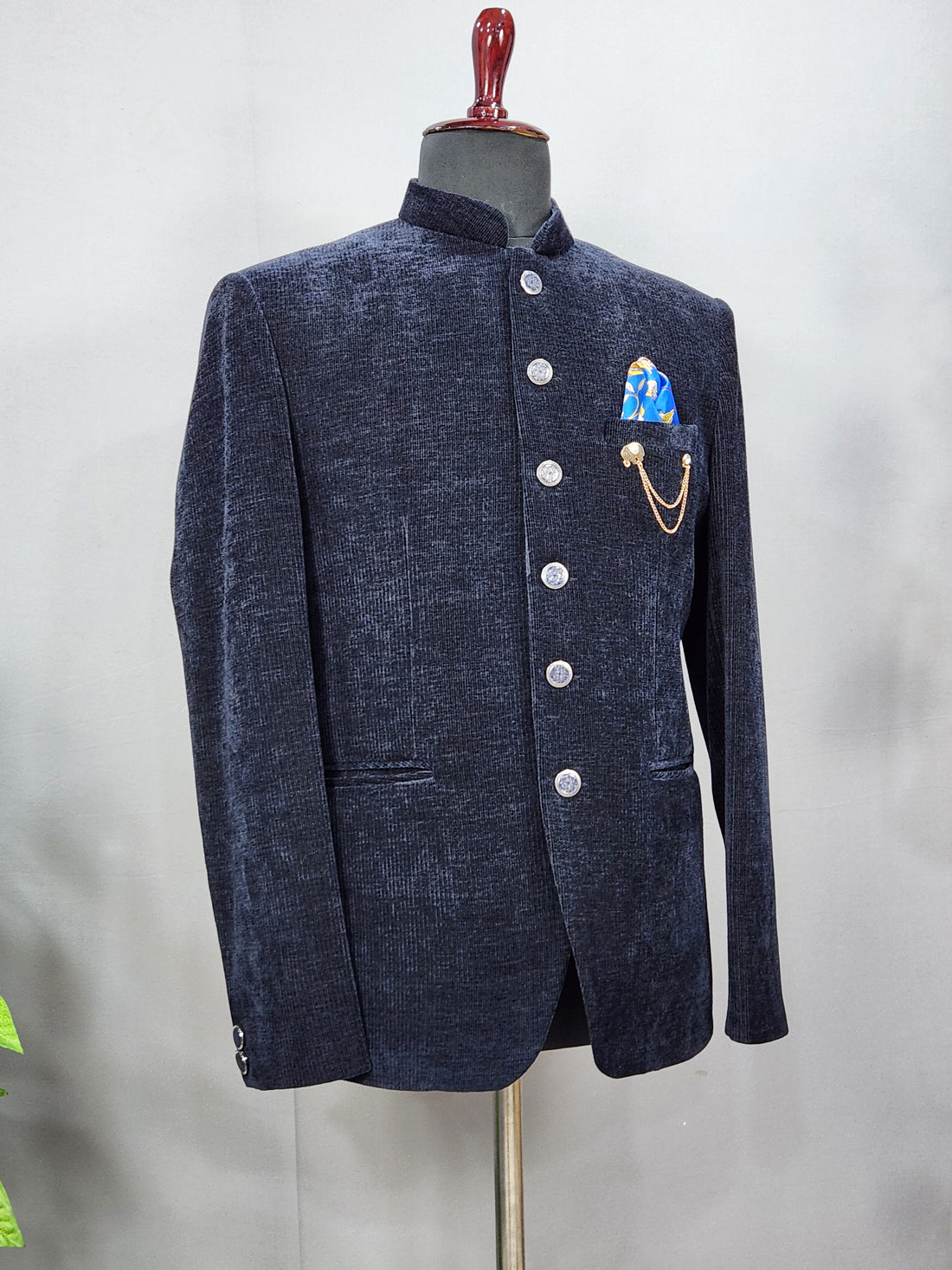 Blue Jodhpuri Suit for Wedding – Custom Made | Indian Groom Outfit