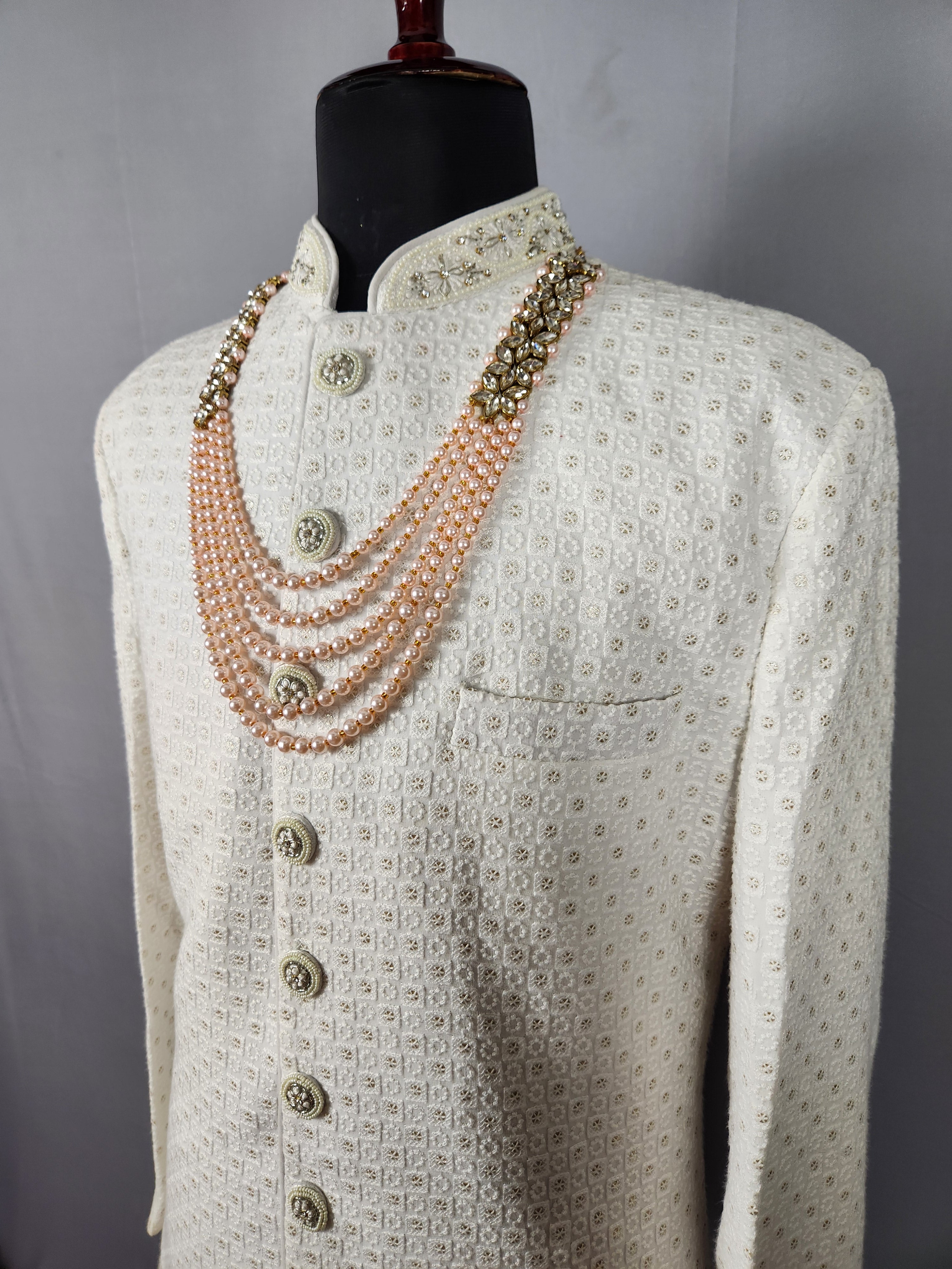 Peach Groom Necklace 