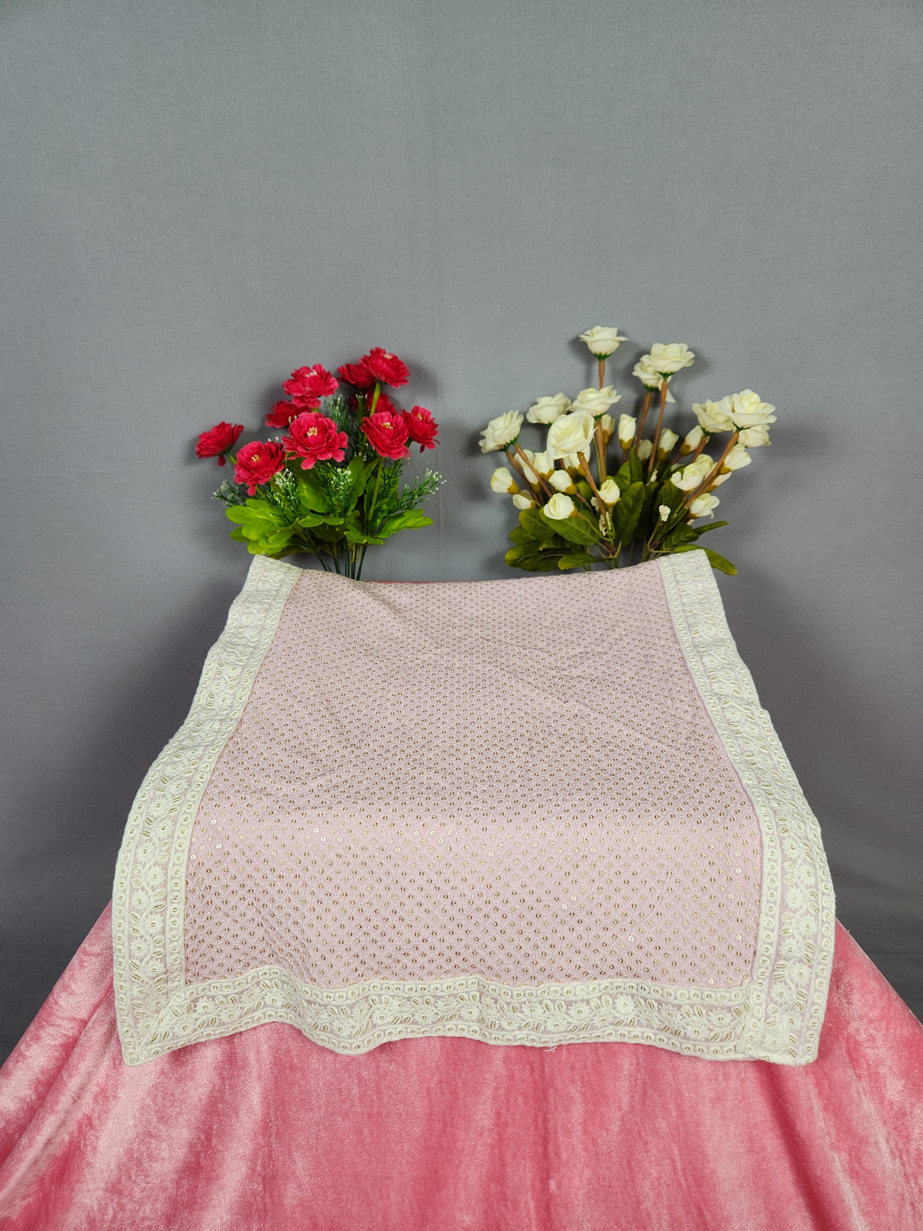 Pink Groom Turban Shawl Set