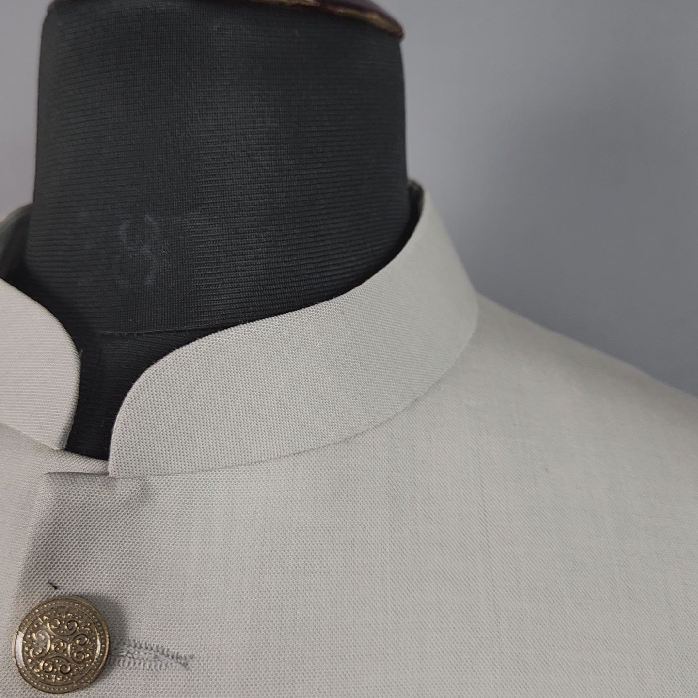 White nehru jacket for men - Indian ethnic waistcoat ideal for weddings, festive events, and traditional functions
