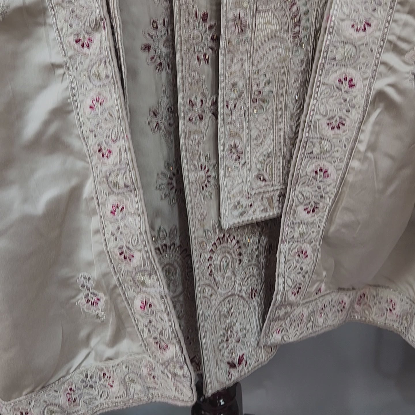 Lavender Wedding Groom Sherwani - 2 layer Diamond Studded | Sherwani For Men