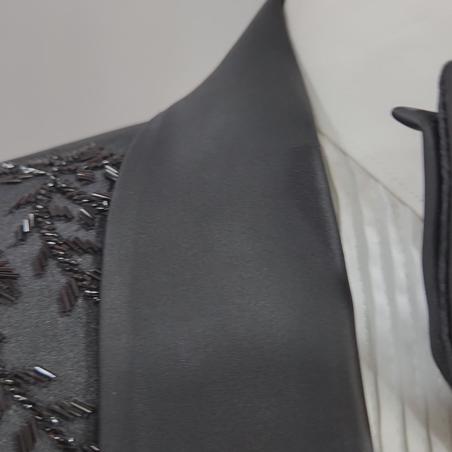 Handwork Men's Black Tuxedo Suit for Wedding | Indian Groom Reception Outfit