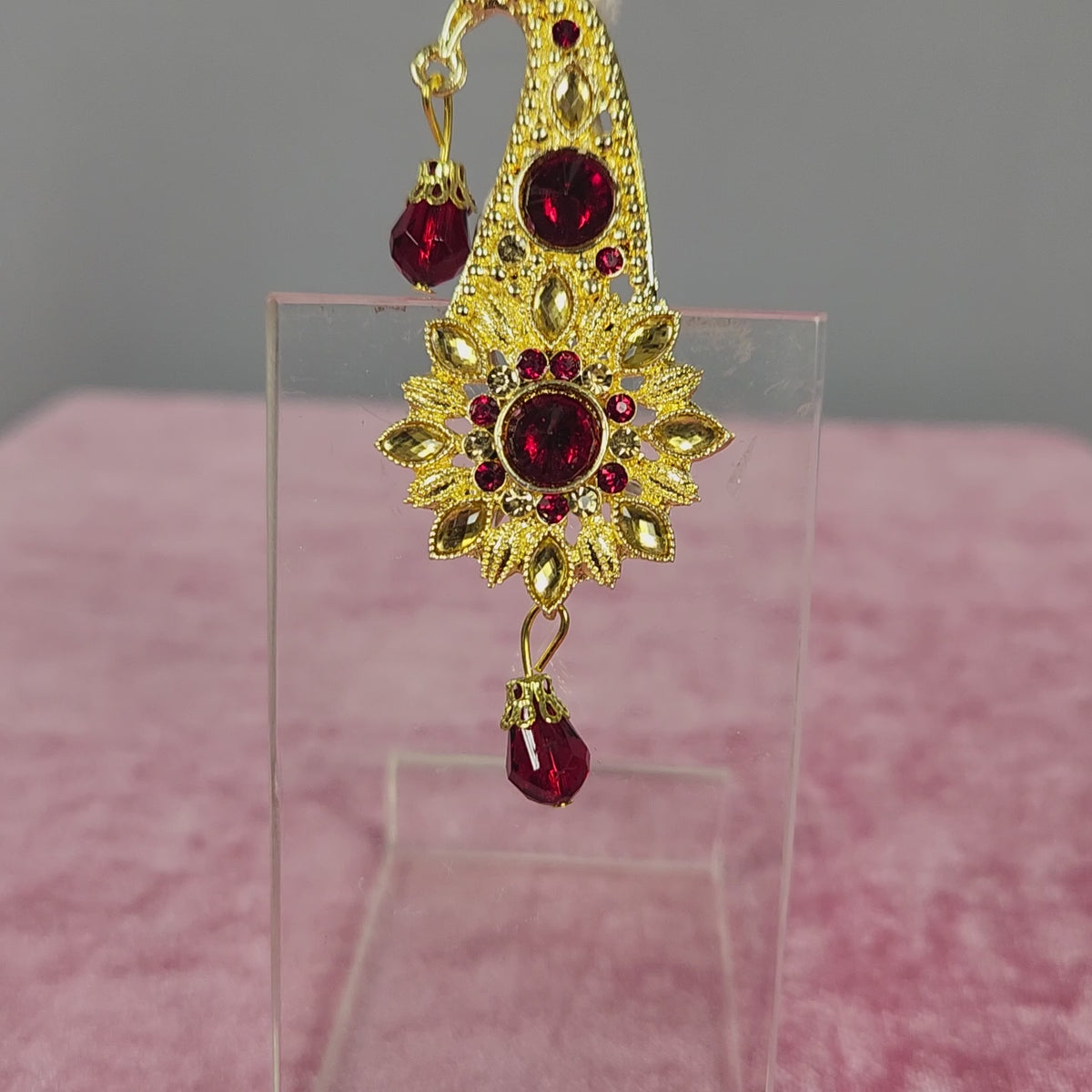 GROOM TURBAN BROOCH WITH PENDANT STYLE