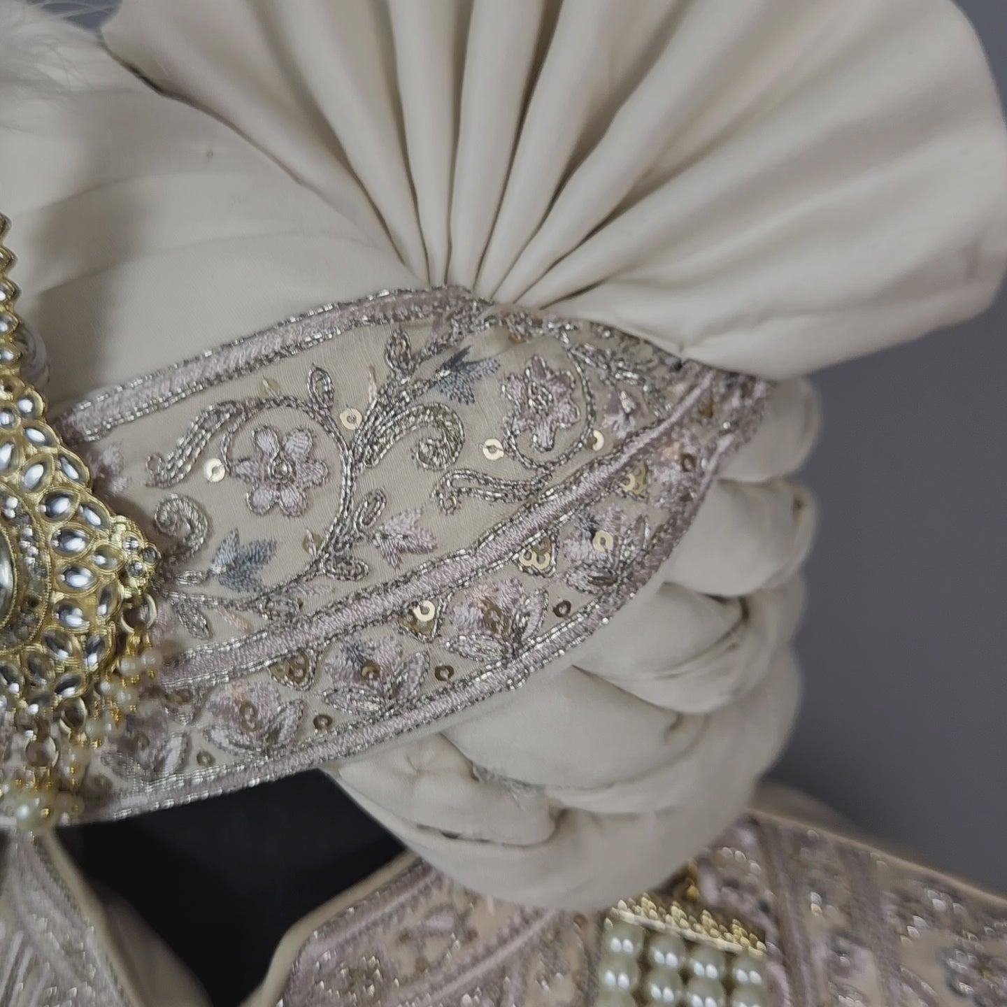 Rose Gold Wedding Groom Sherwani - 3 layer | Sherwani For Men