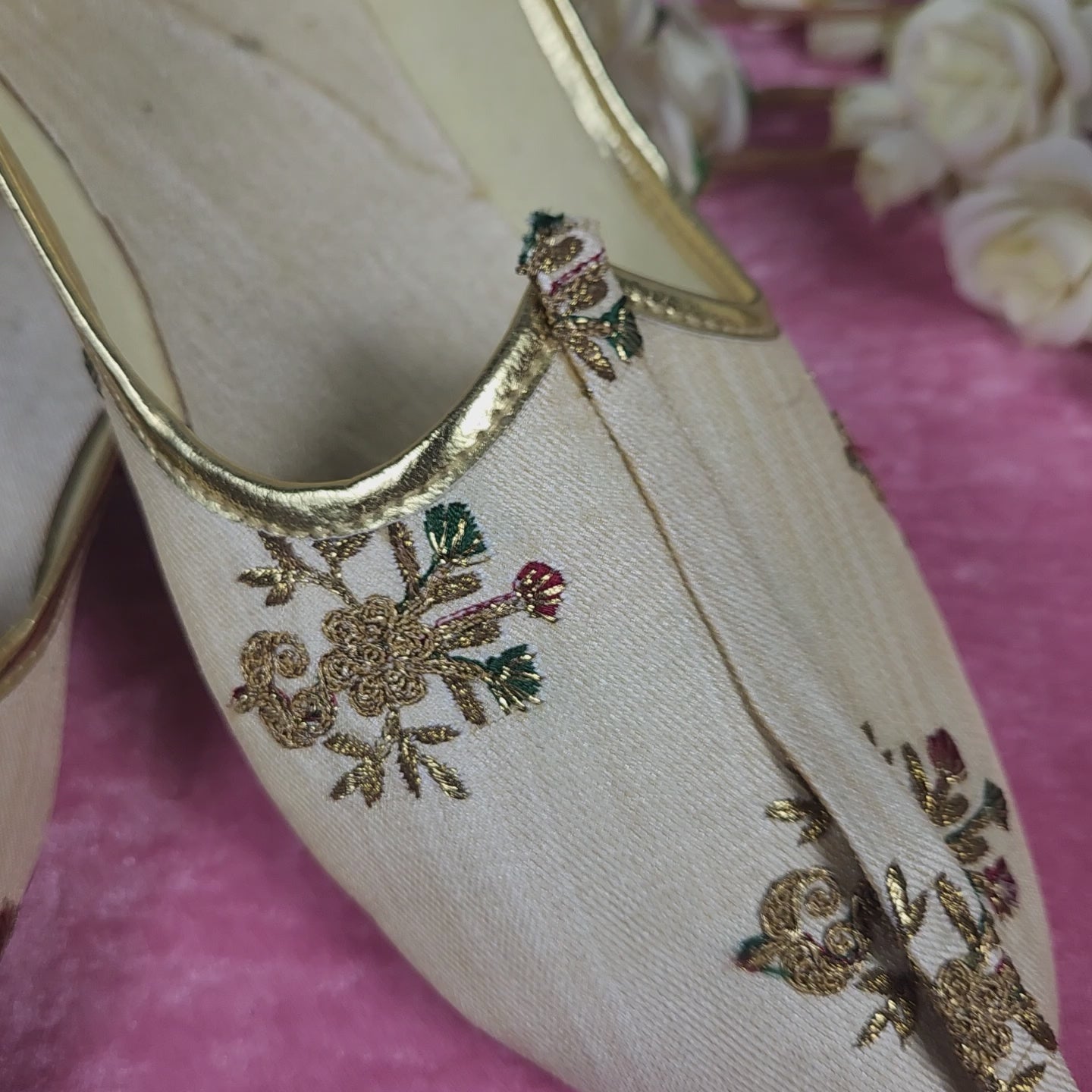 Beige Ethnic Shoes for Men – Designer Indian Jutti & Mojari for Wedding
