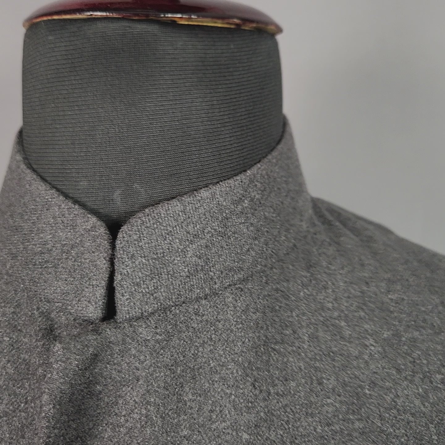 Gray tweed nehru jacket for men - Indian ethnic waistcoat ideal for weddings, festive events, and traditional functions
