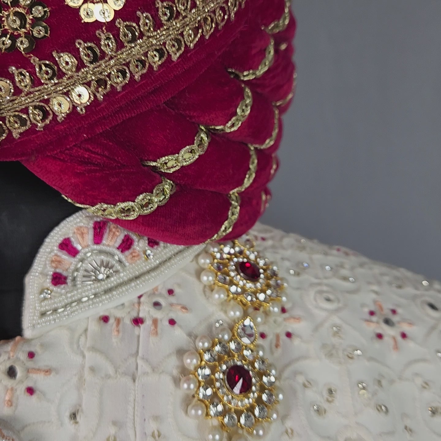 White Sherwani for Groom  -   Indian Wedding Outfit for Men
