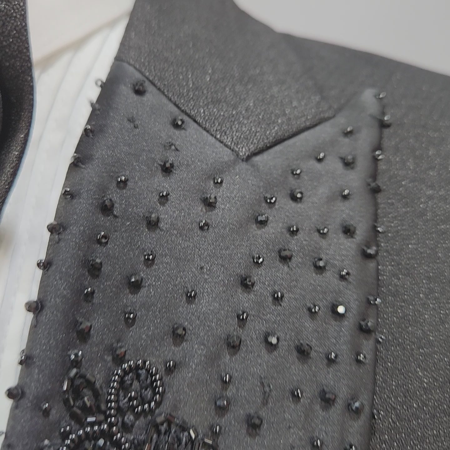 Handwork Men's Black Tuxedo Suit for Wedding | Indian Groom Reception Outfit