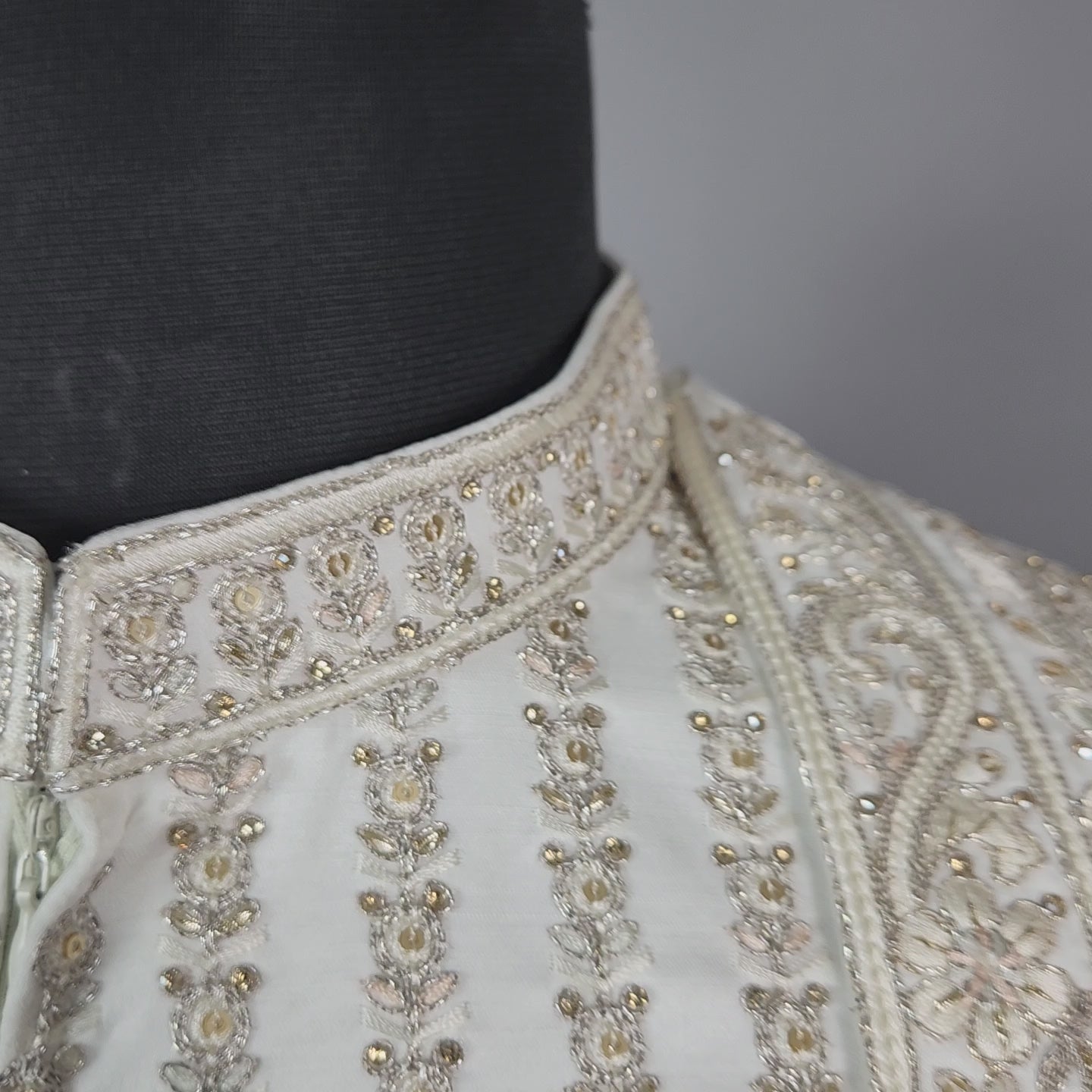 Luxury White Wedding Groom Sherwani  | Sherwani For Men