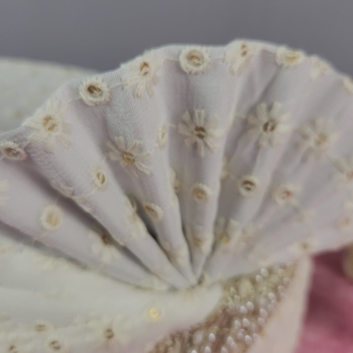 White Groom Turban Shawl With Pearl Work | Dupatta Safa Set For Men