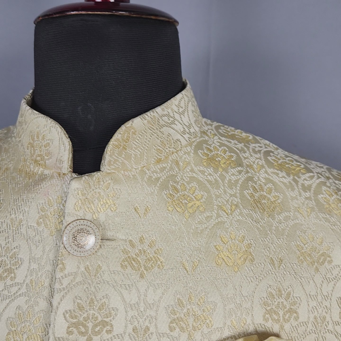 Beige Jodhpuri Suit for Men  -   Indian Wedding Outfit for Men
