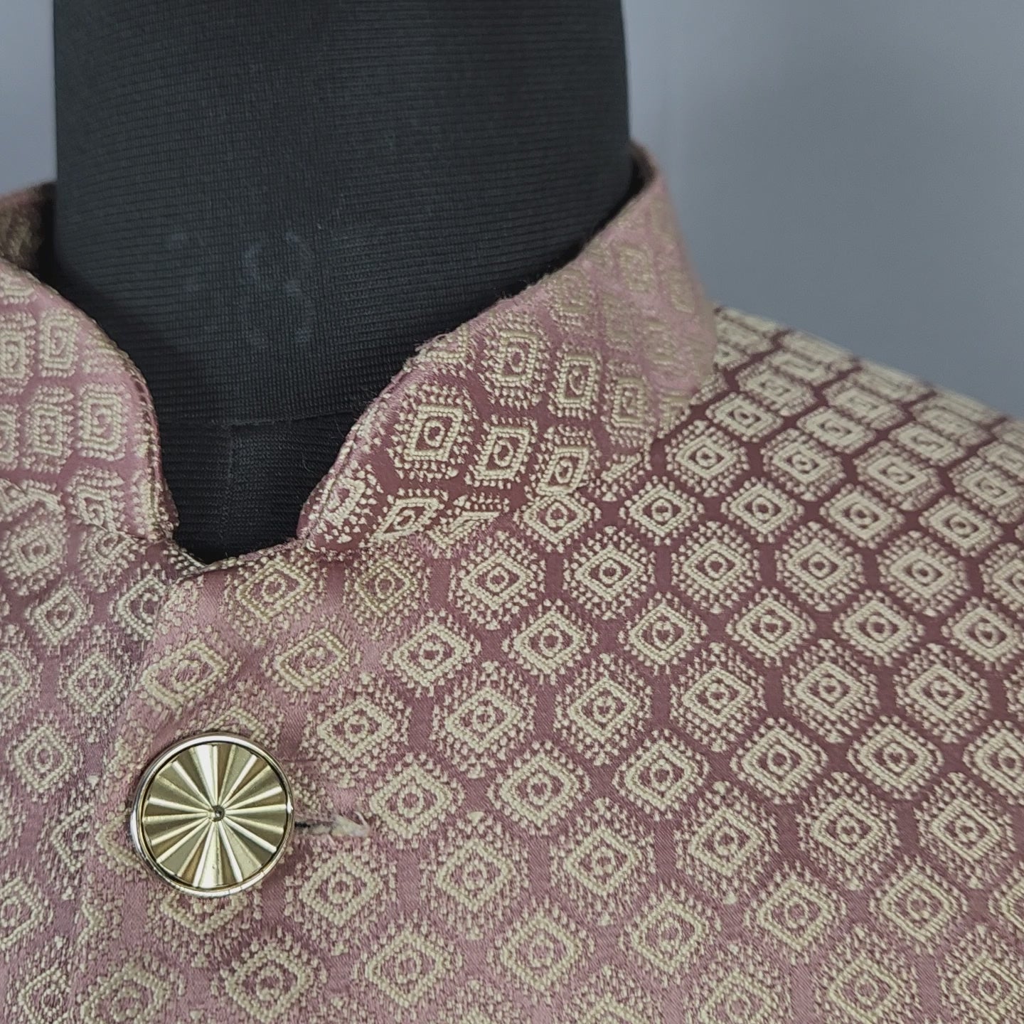 Dusty Rose Jodhpuri Suit for Men  -   Indian Wedding Outfit for Men
