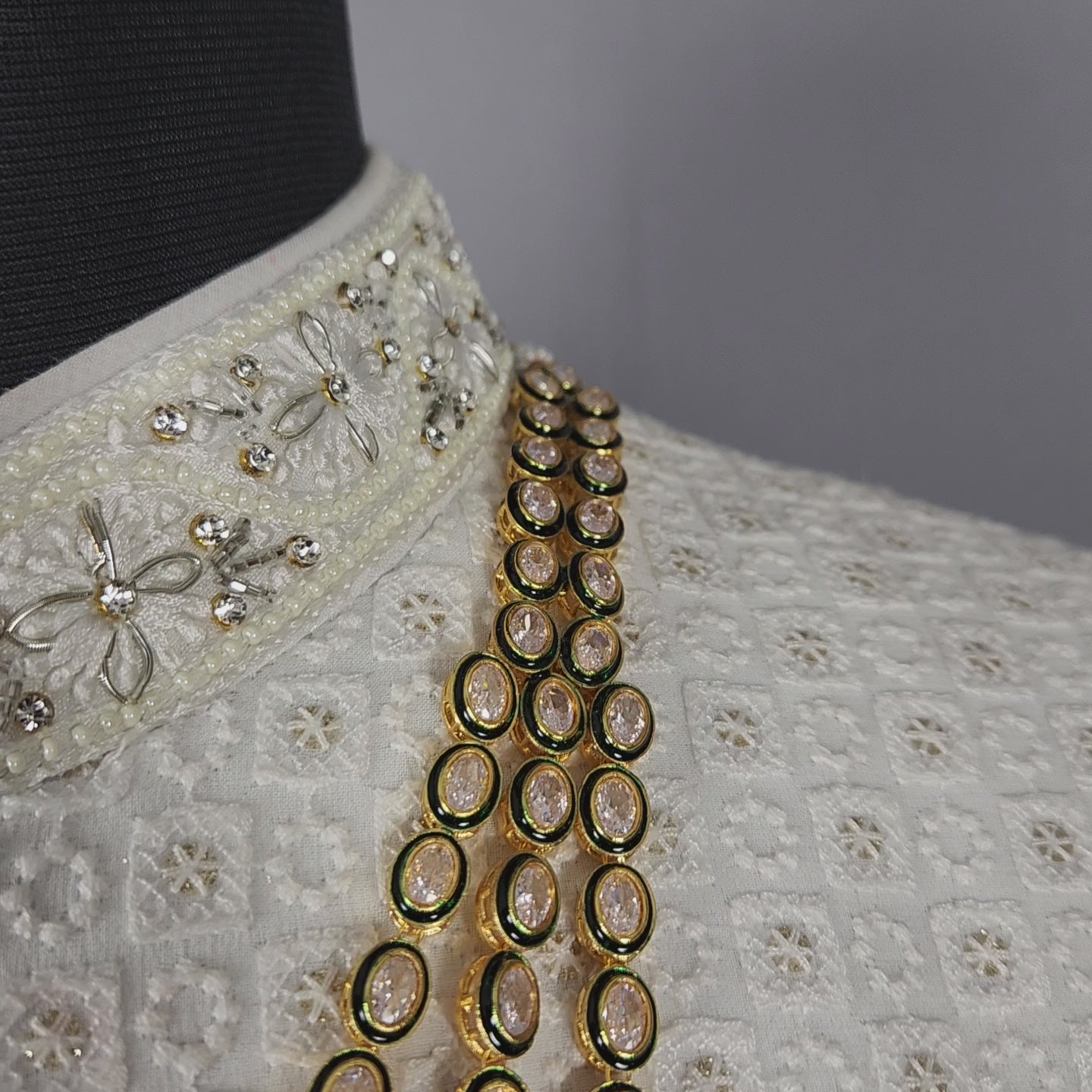 Kundan Necklace for  Groom 