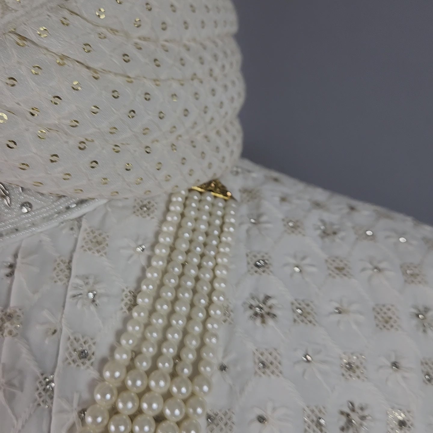 White Wedding Groom Sherwani - Sherwani For Men 
