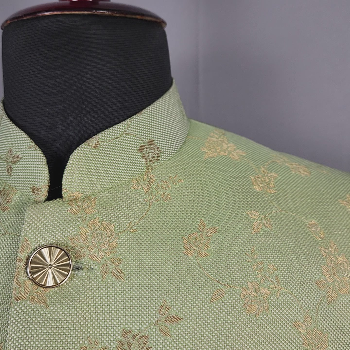 Pastel Green Jodhpuri Suit for Men  -   Indian Wedding Outfit for Men
