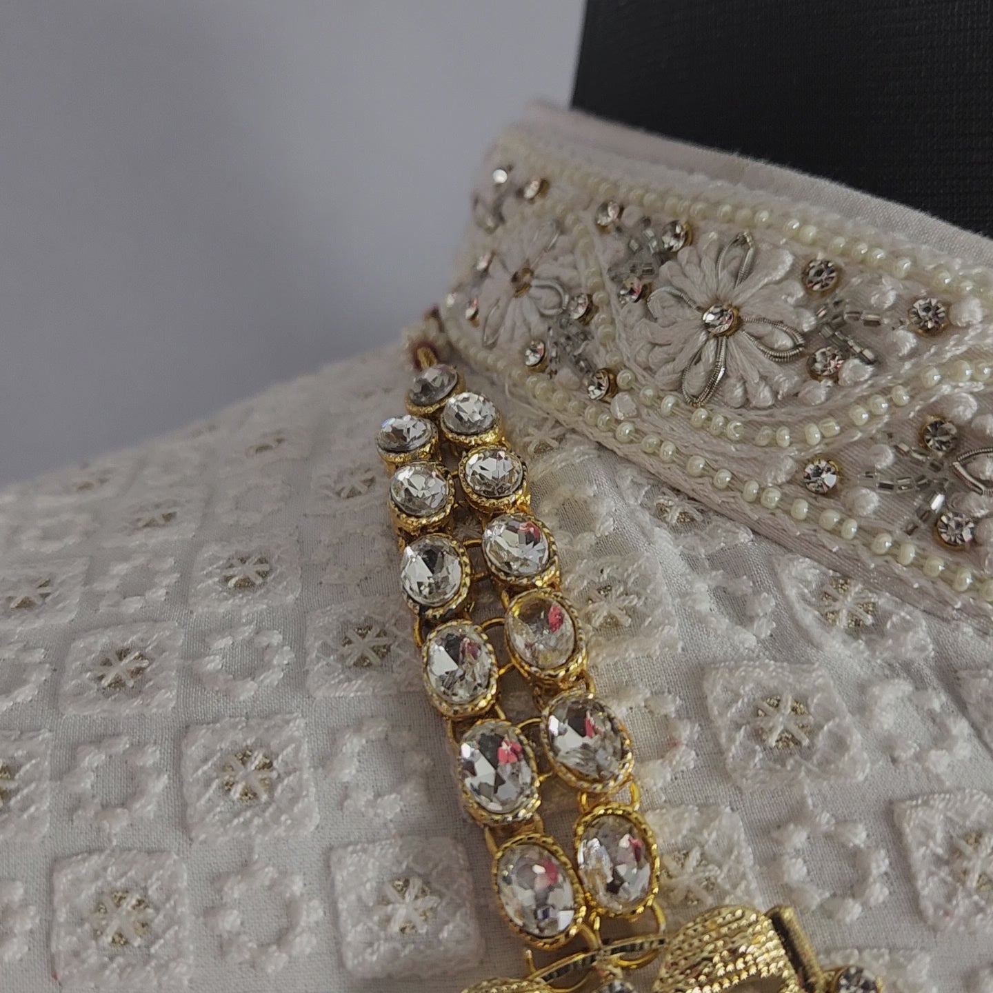 Kundan Necklace For Groom 