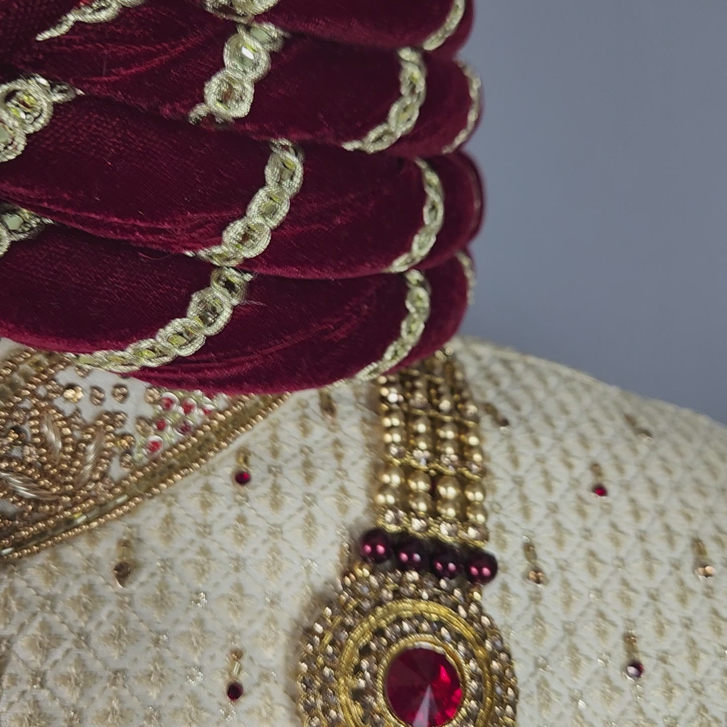 Beige Sherwani for Groom  -   Indian Wedding Outfit for Men
