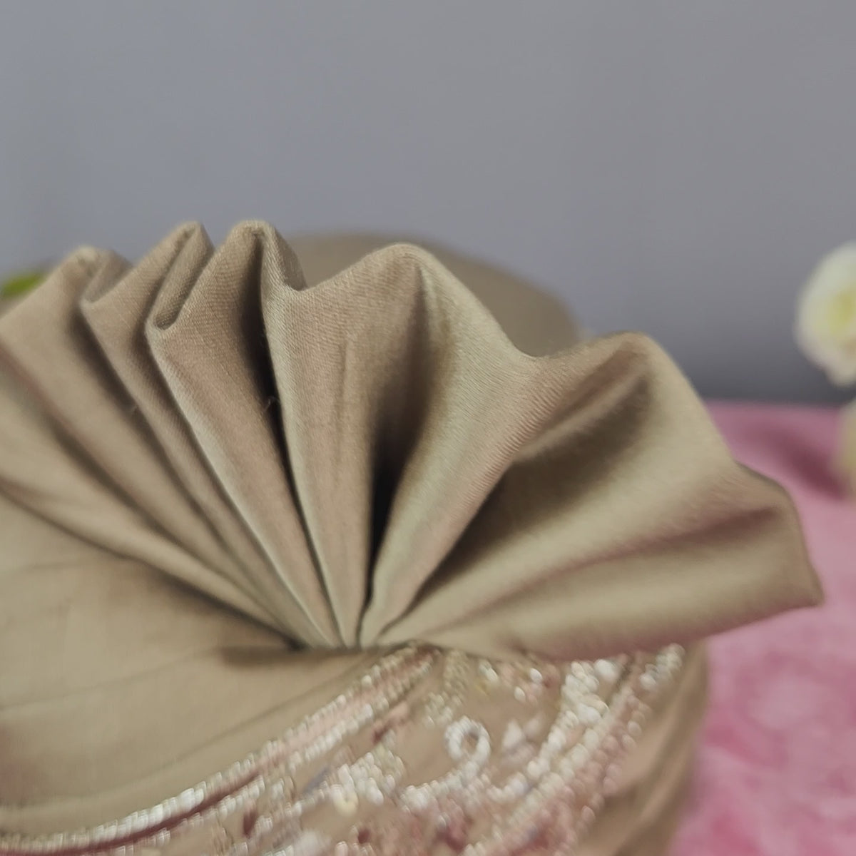 Golden Brown Groom Turban | Safa For Men