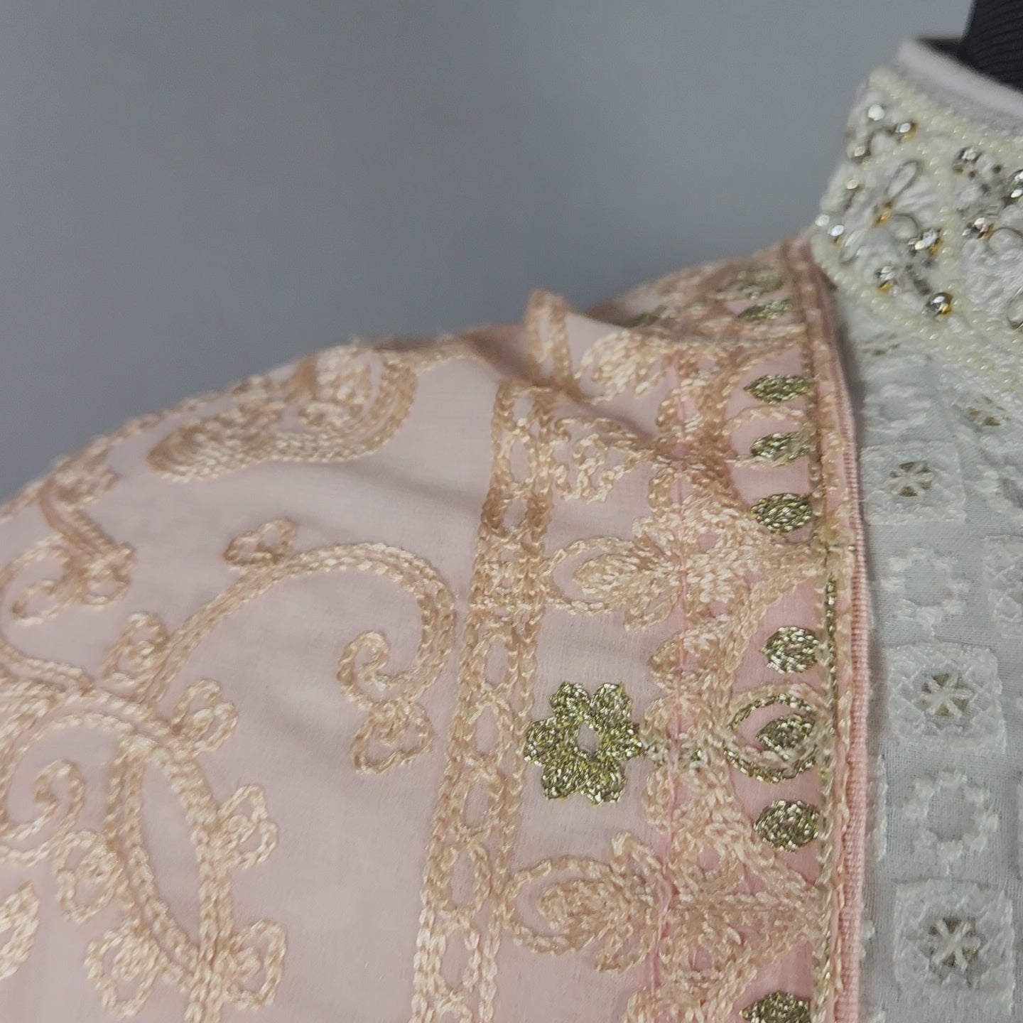 Peach Wedding Shawl for Groom