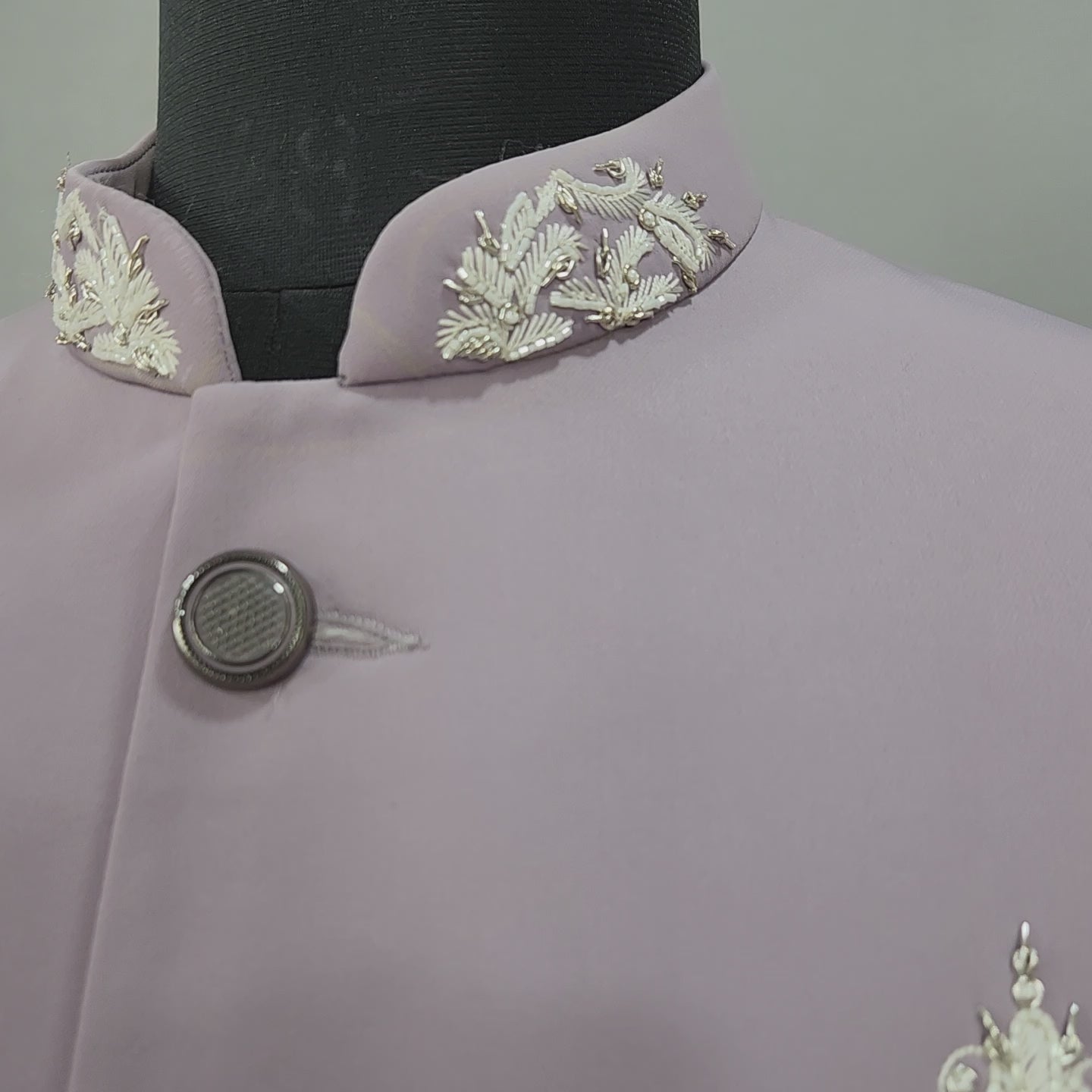 Lilac Lavender Jodhpuri Suit for Wedding – Custom Made | Indian Groom Outfit