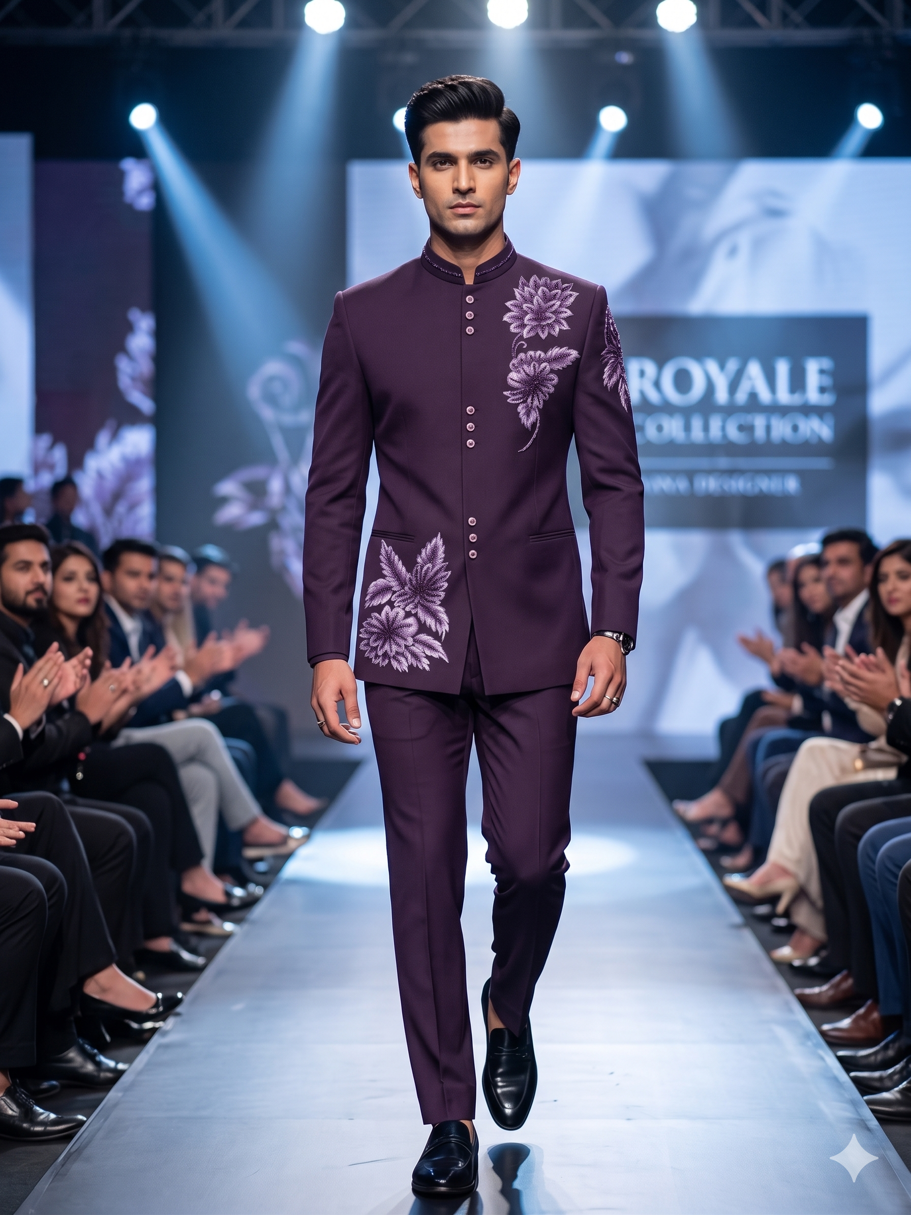 Purple Jodhpuri Suit for Wedding – Custom Made | Indian Groom Outfit