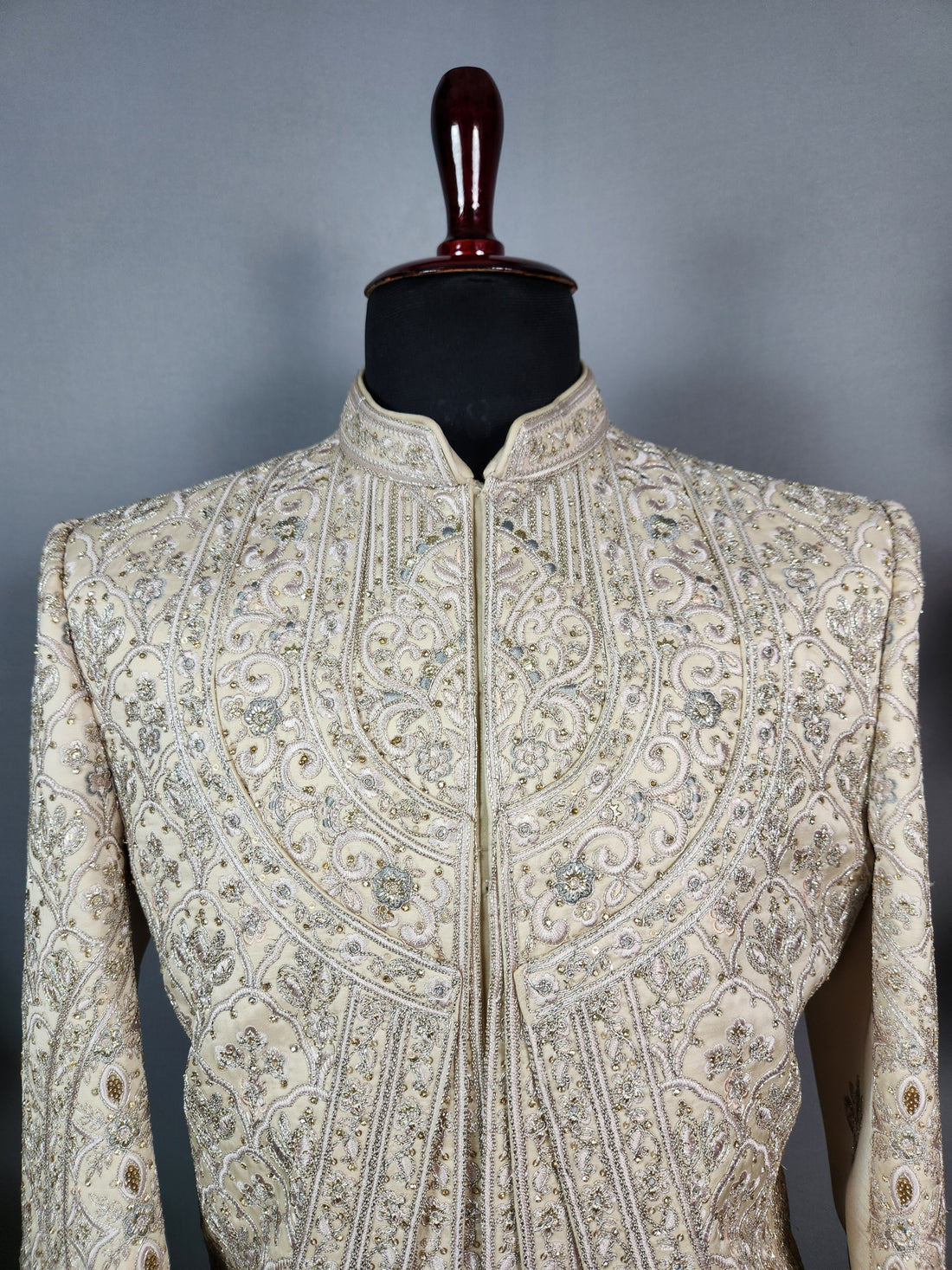 Rose Gold Wedding Groom Sherwani - 3 layer | Sherwani For Men